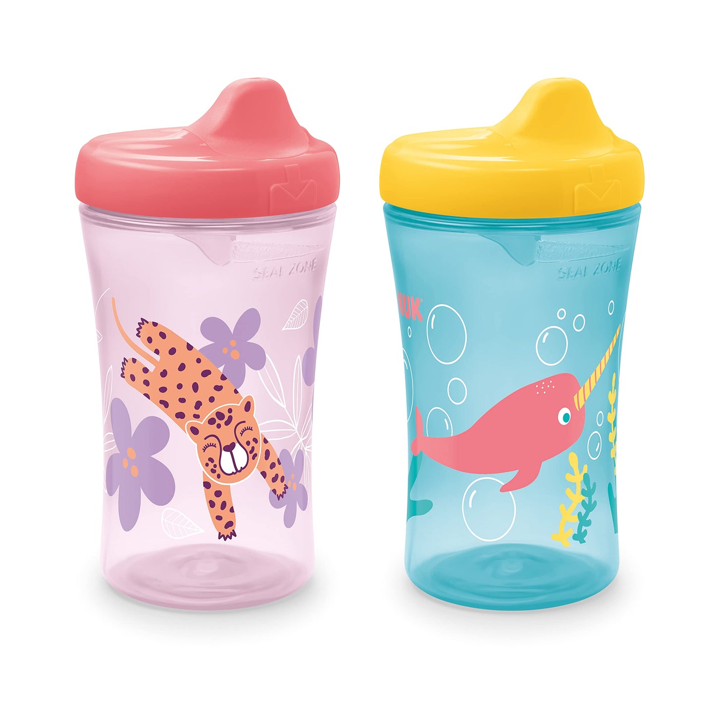 Gerber Graduates Advance Developmental Hard Spout Sippy Cup in Girl Colors, 10-Ounce (Pack of 4)