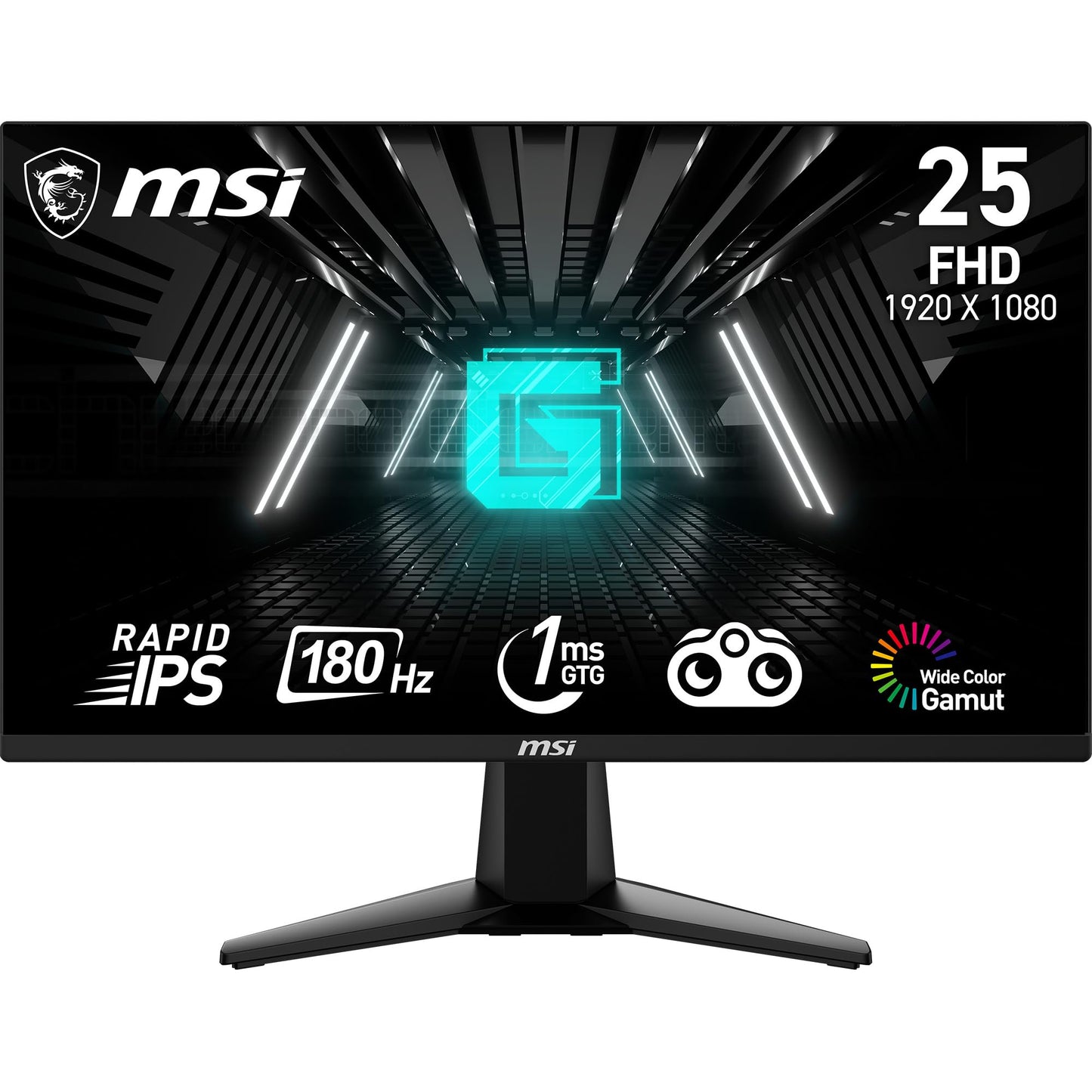 Monitor Gamer MSI Negro Rapid IPS 180 Hz 1ms GTG