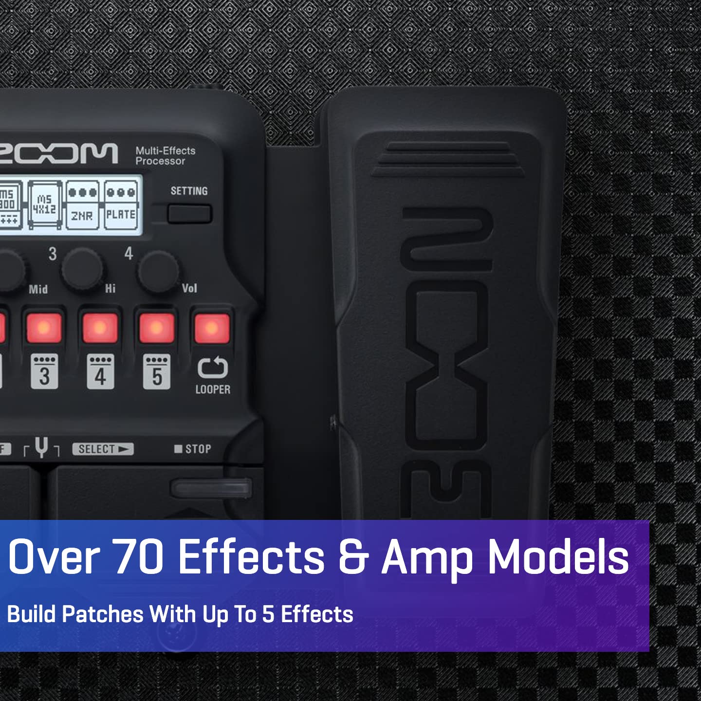 Guitarra Eléctrica Zoom G1X Cuatro Con Efecto Múltiple
