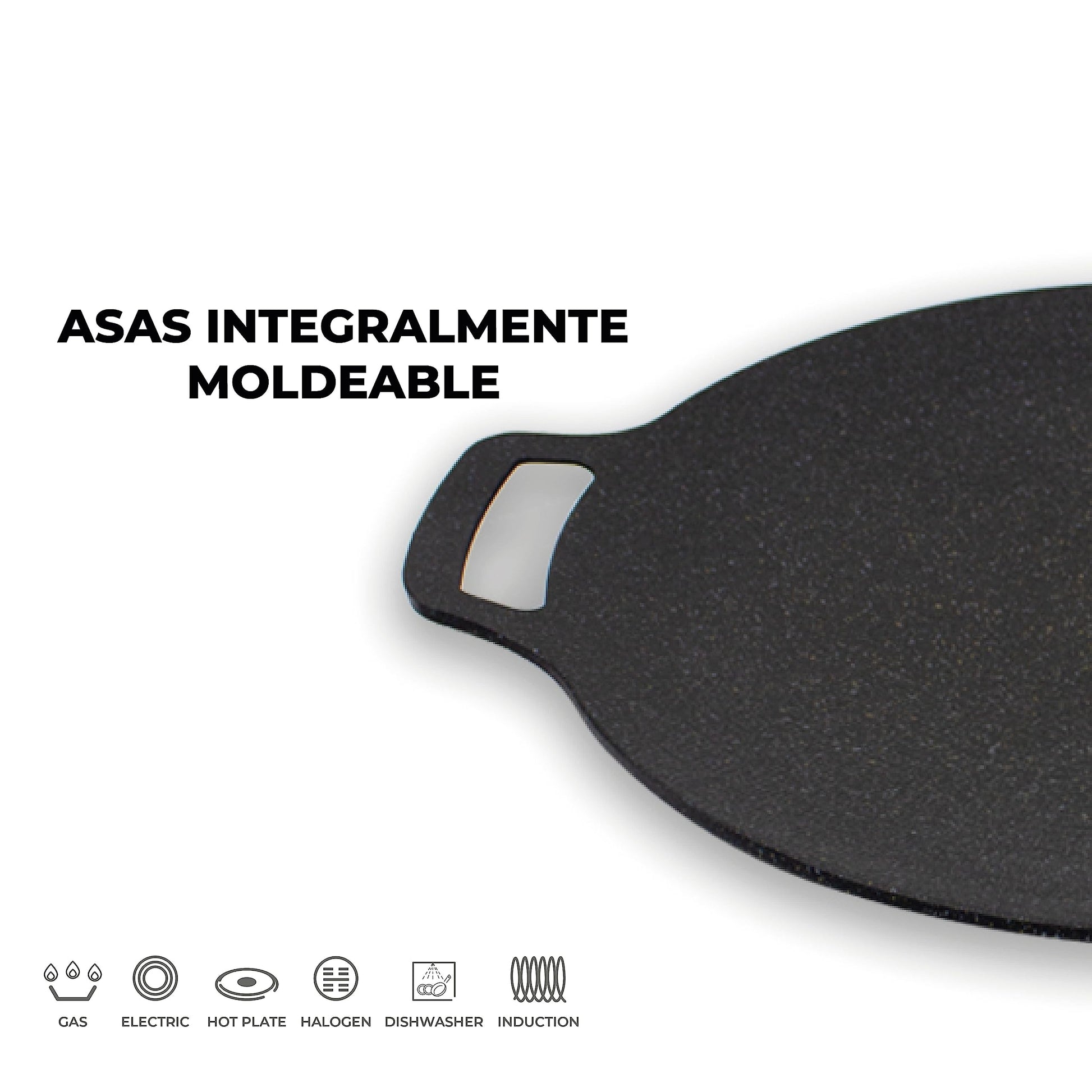 Comal De Mármol Con Inducción De 38 Cm