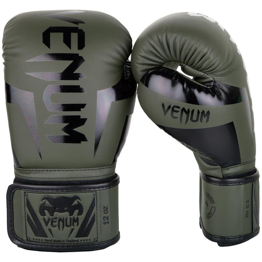 Guantes de Boxeo Venum Elite caqui negro