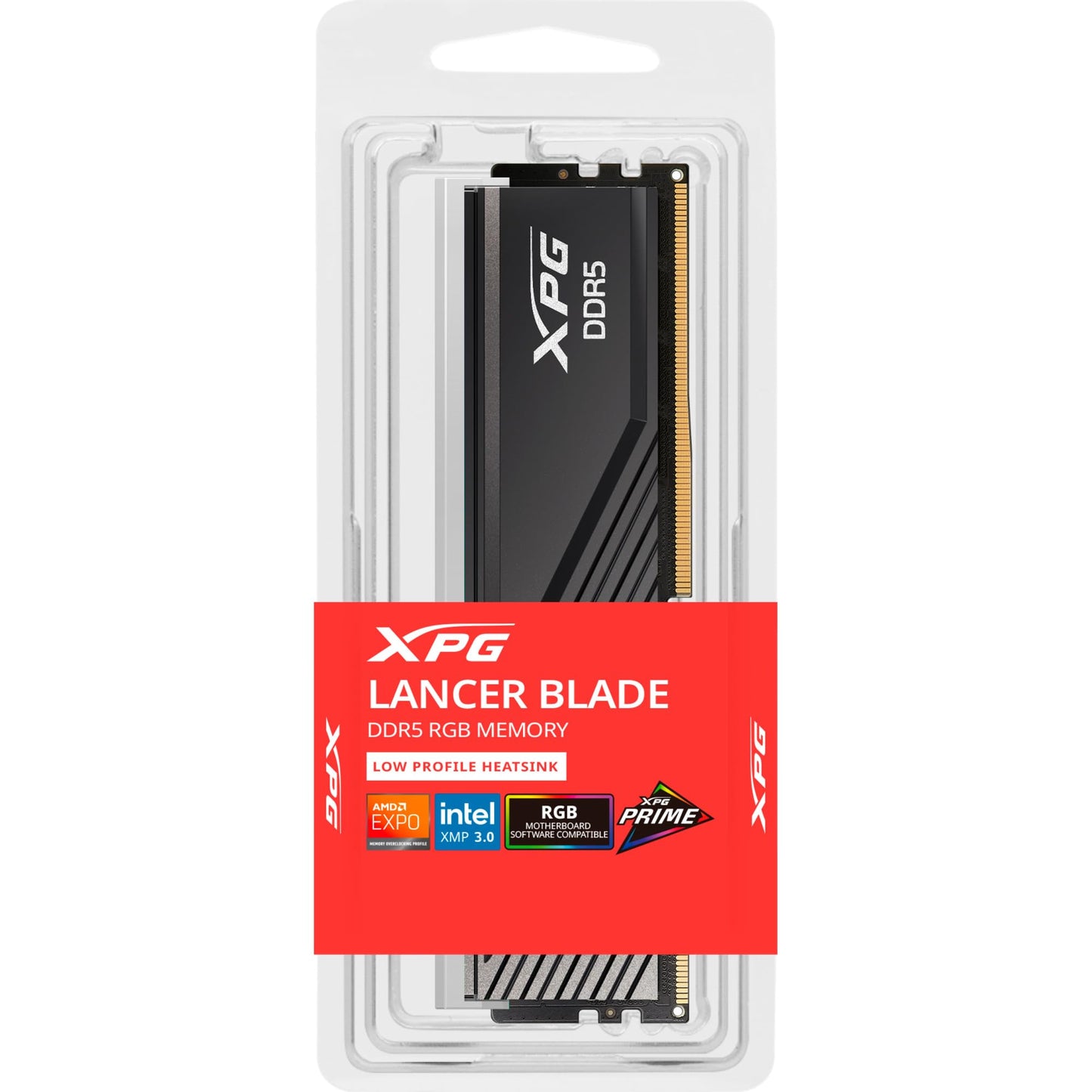 Memoria RAM DDR5 XPG Negro 32GB 6000MT/s Lancer Blade RGB