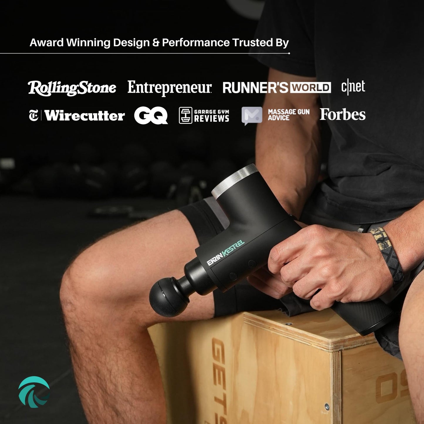 Ekrin Athletics Pistola de masaje Kestrel: precisión y comodidad mejoradas para una recuperación y bienestar muscular superiores