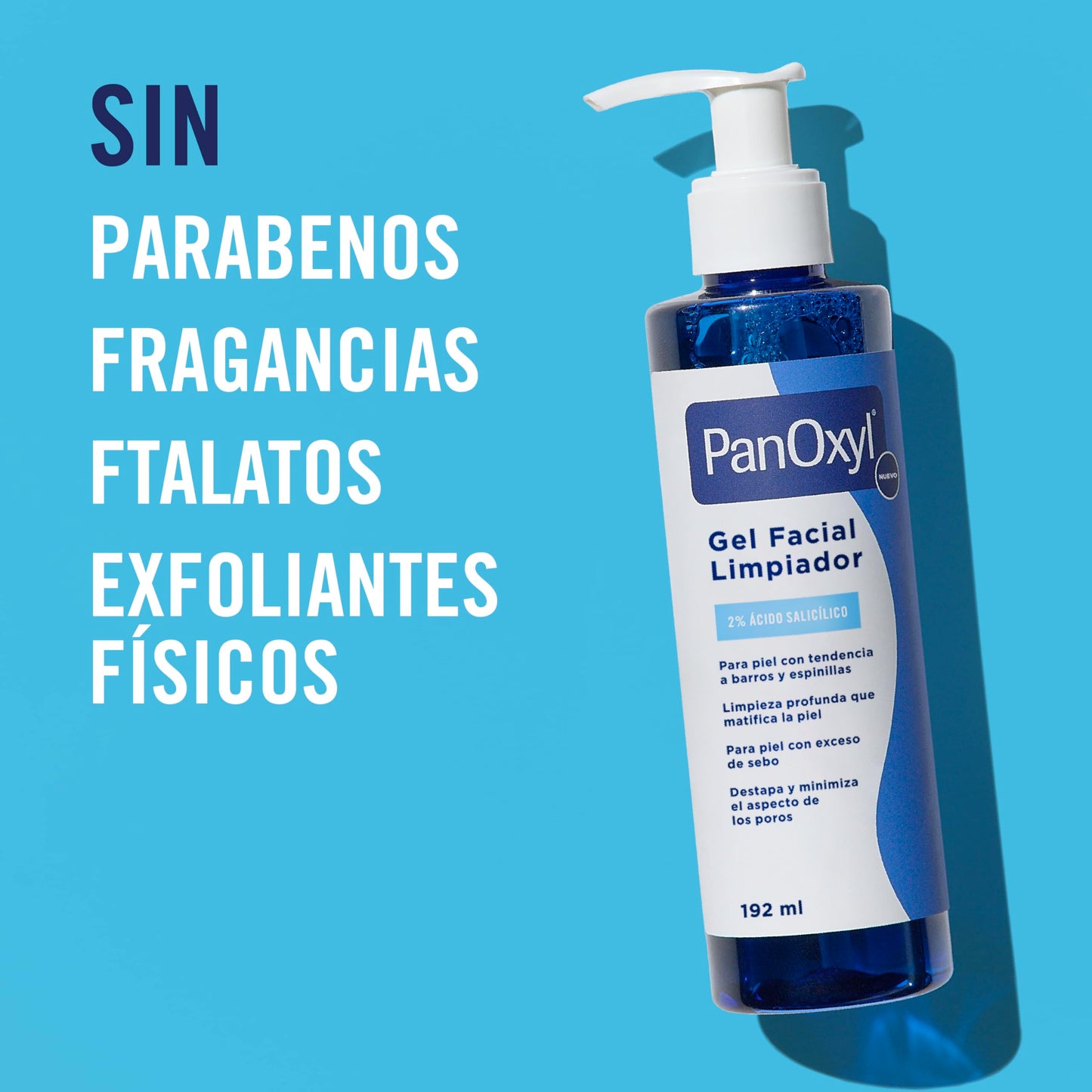 PanOxyl Gel de Limpieza con 2% Ácido Salicílico, 192 ml