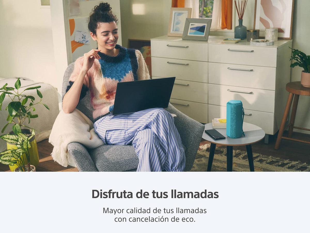 Altavoz Bluetooth Inalámbrico Sony X-Series Azul Ultra Portátil Reacondicionado