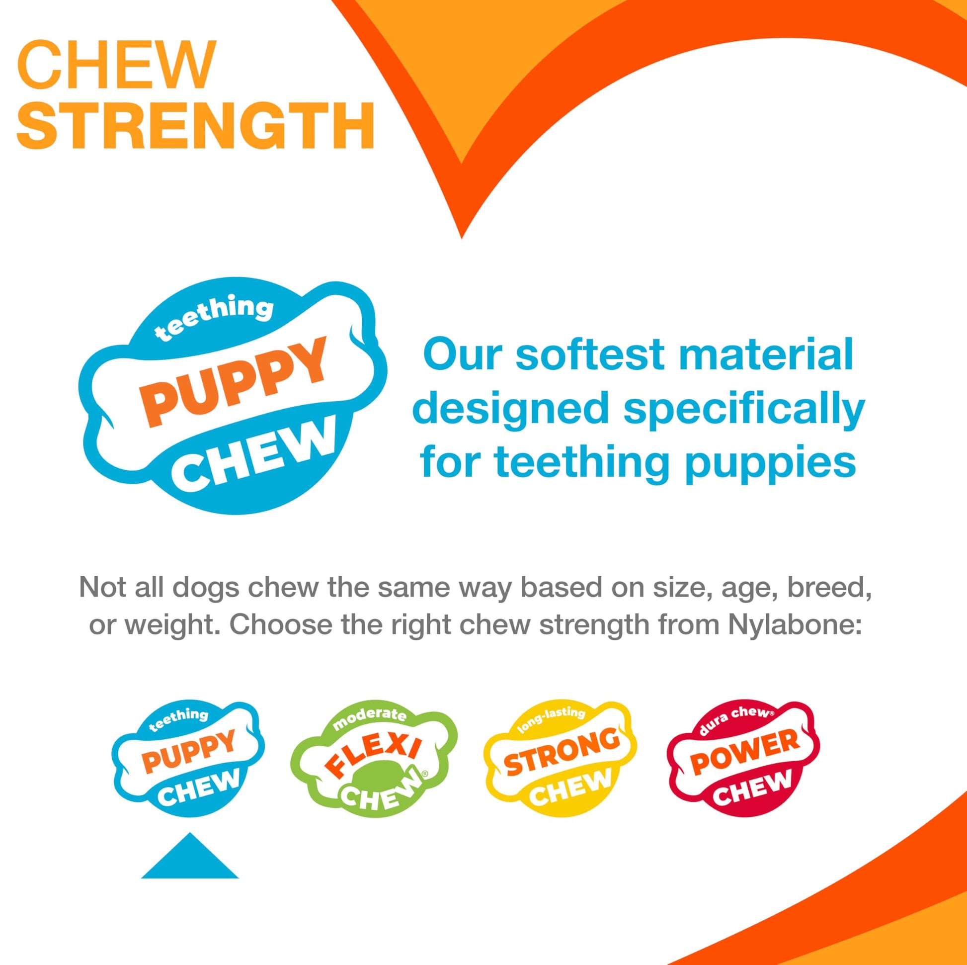 Juguete Masticable Nylabone Sabor a Carne de Vacuno pequeño Regular para Cachorros