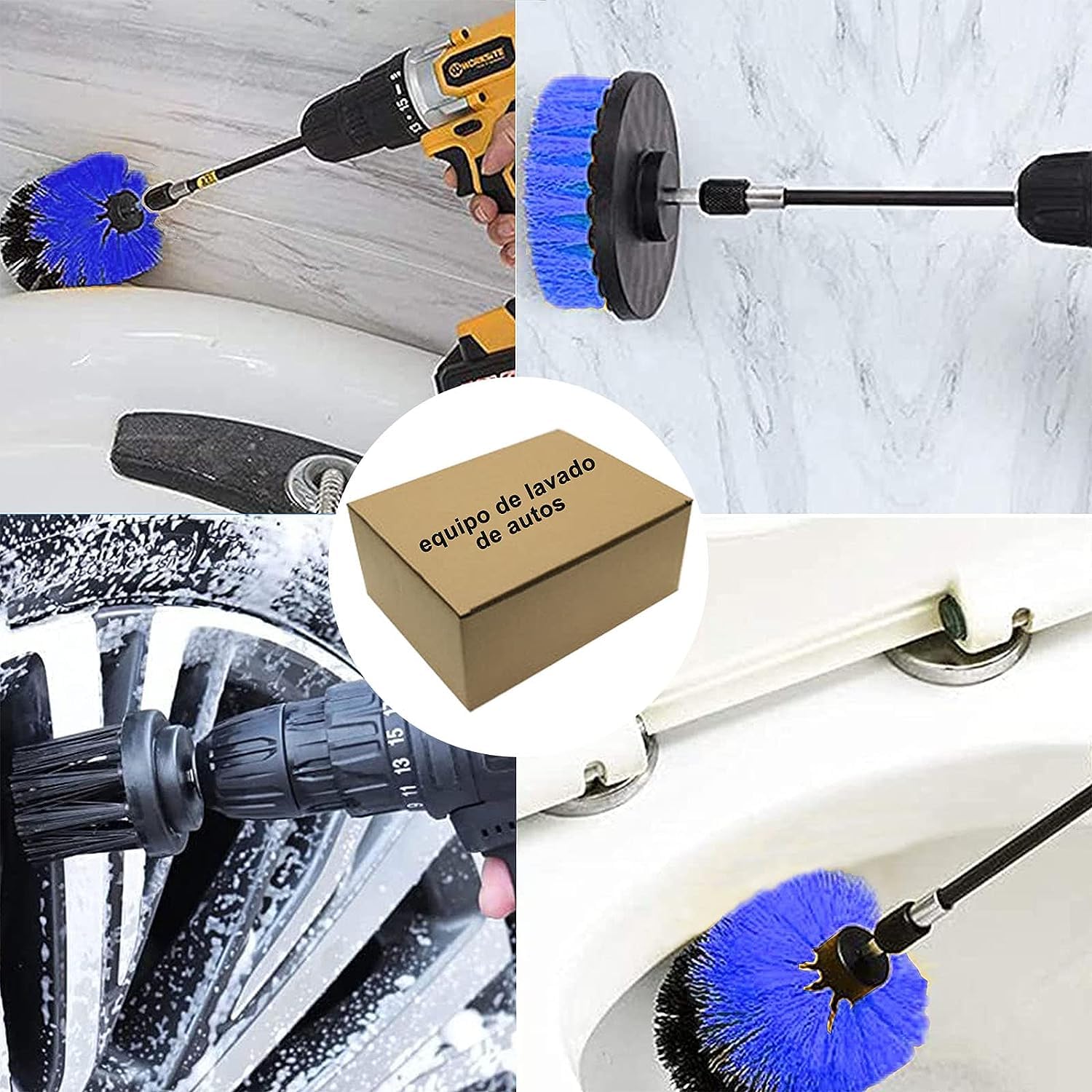 Kit Limpieza Auto TAKAGI 26 Piezas Profesional para Lavado Interior y Exterior Vehículos