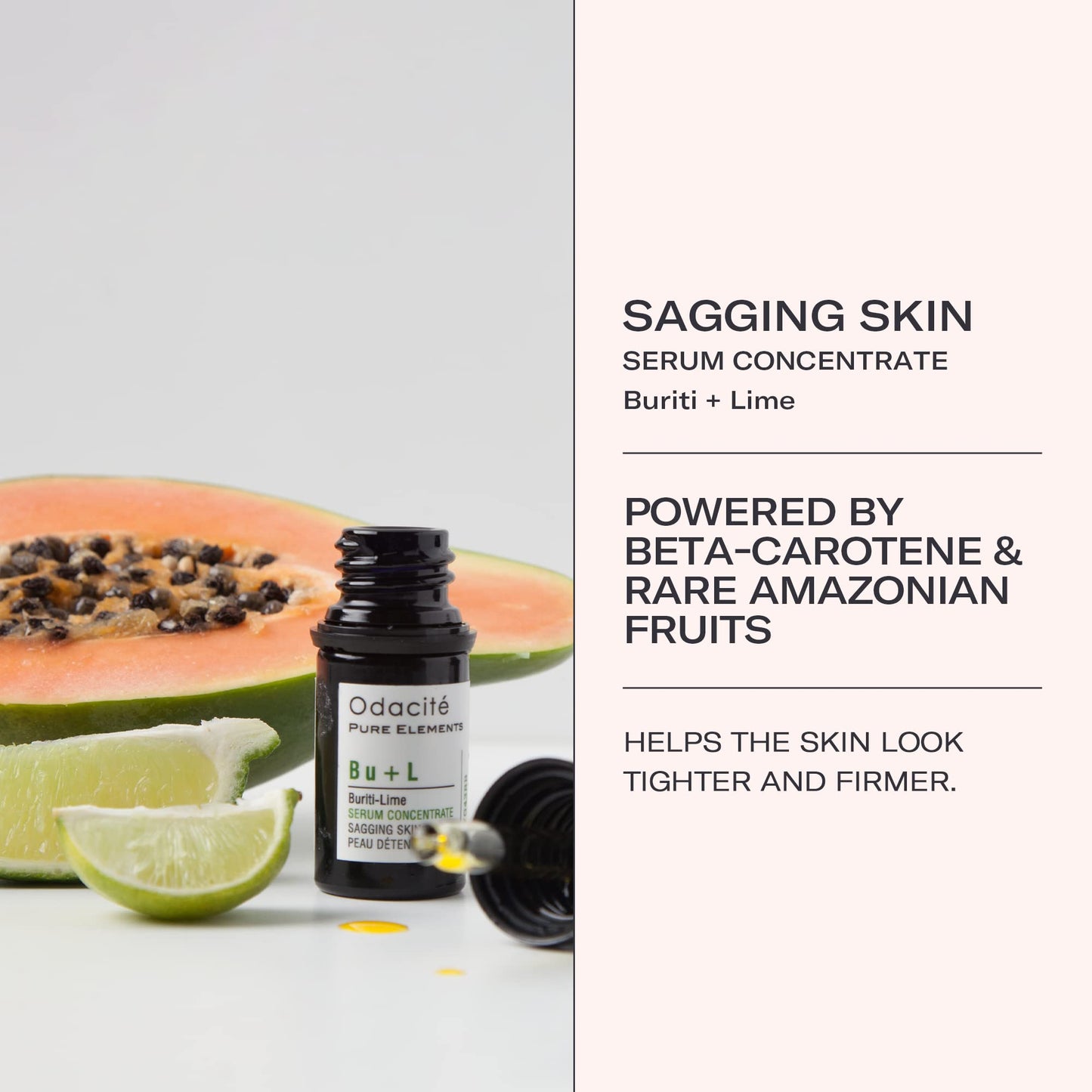 OdacitÃƒ© Bu+L : Sagging Skin Serum Concentrate - With Buriti & Lime - 0.17 oz