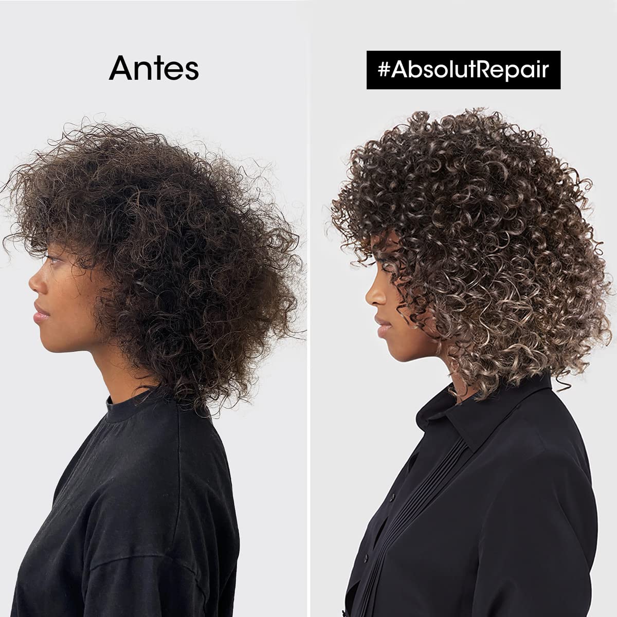 L'Oreal Professionnel Absolut Repair | Kit de reparación shampoo 500ml + mascarilla 75ml | Repara el daño y proporciona brillo al cabello | Con tecnología de quinoa dorada y proteínas | Para cabello dañado