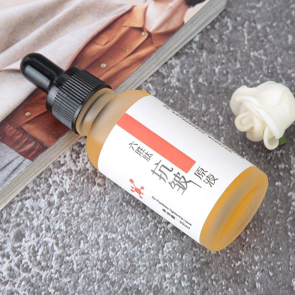 Suero Facial Antiarrugas de Seis Péptidos 30 ml Hidratante Antienvejecimiento para el Cuidado de la Piel