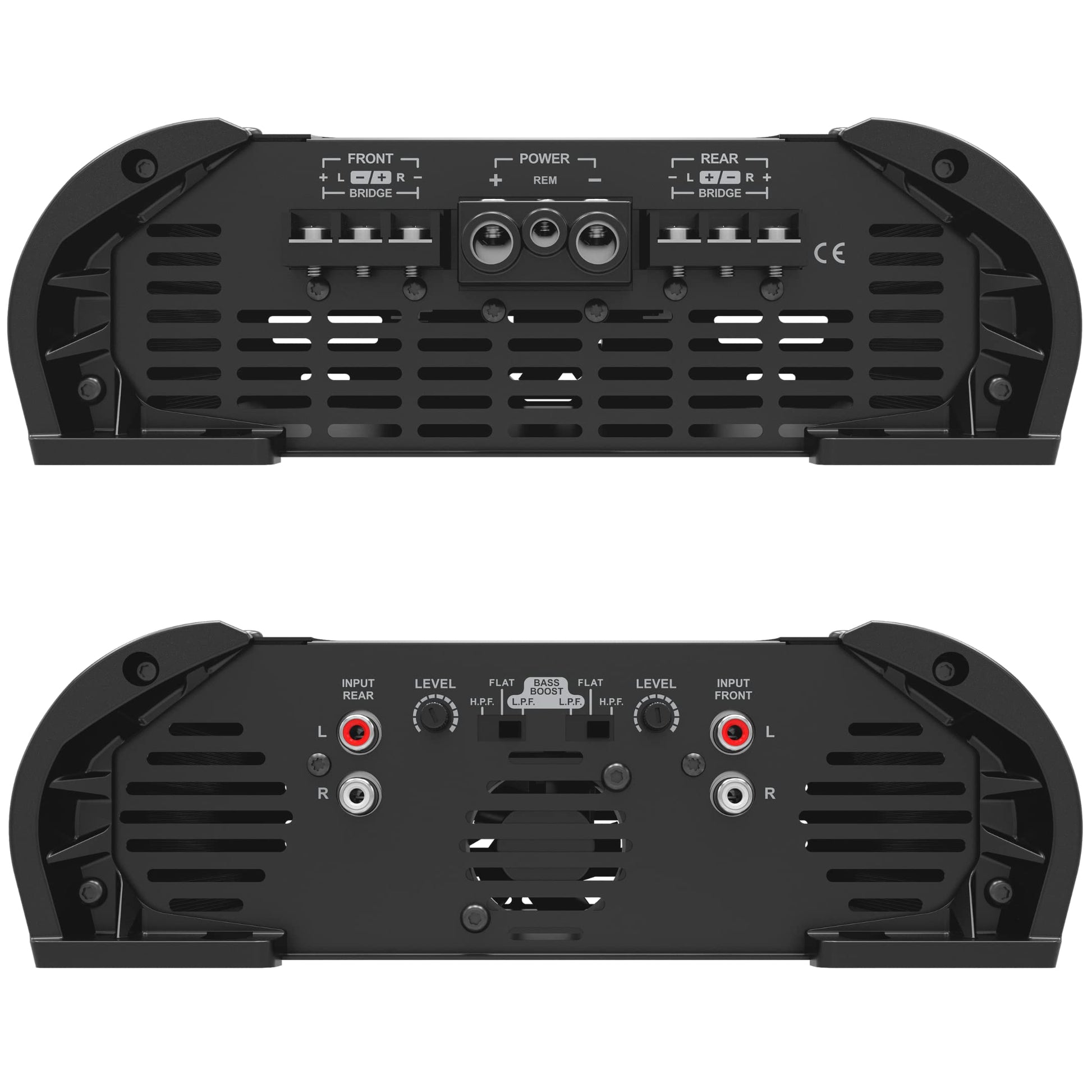 Amplificador de Audio Stetsom Negro Multicanal para Coche