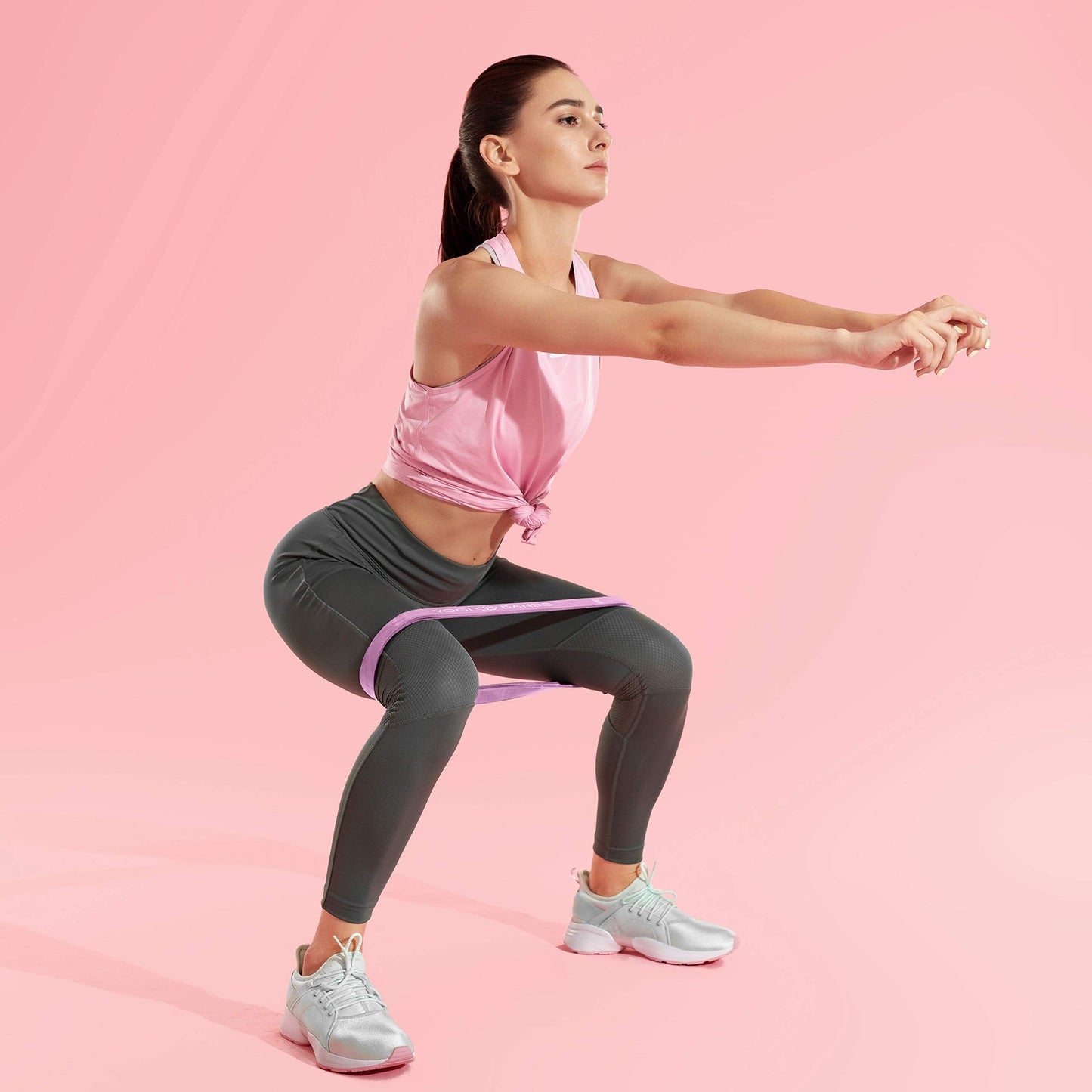 Bandas de Resistencia XNM Creations Pastel, Juego de 5 para Yoga y Fitness