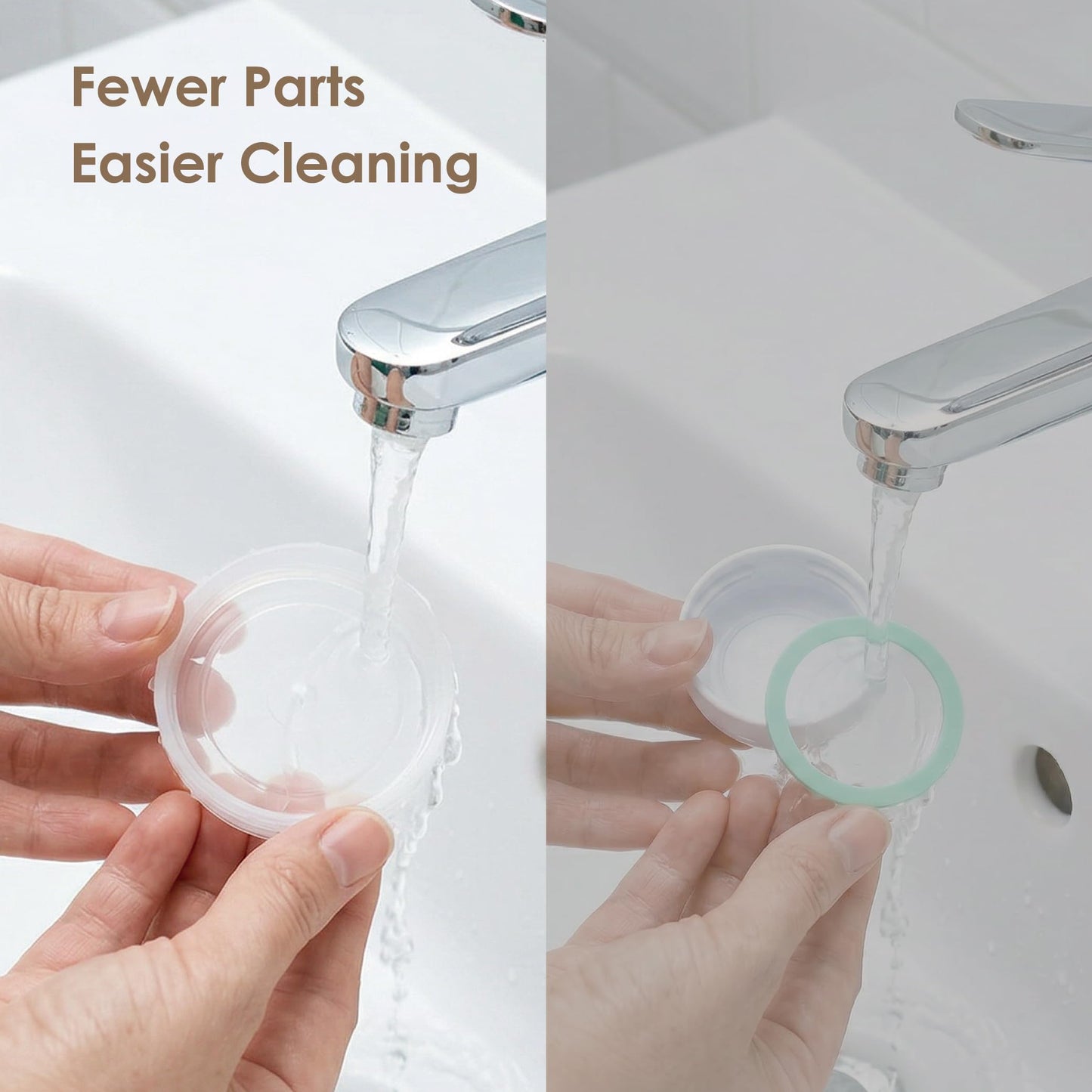 Maymom - Tapones de botella de viaje, tapas de repuesto compatibles con botellas naturales y anticólicos de Philips Avent (PP y vidrio) (transparente)