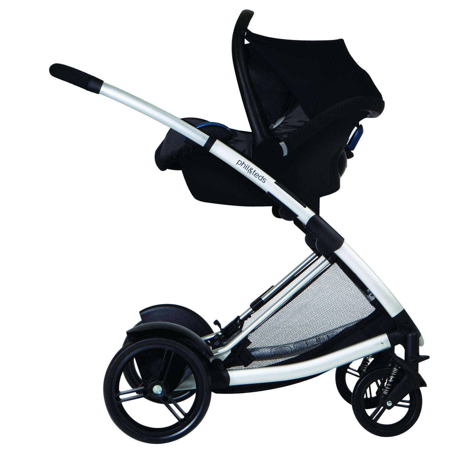 Adaptador de Asiento de Coche phil&teds Negro Principal para Asiento Infantil