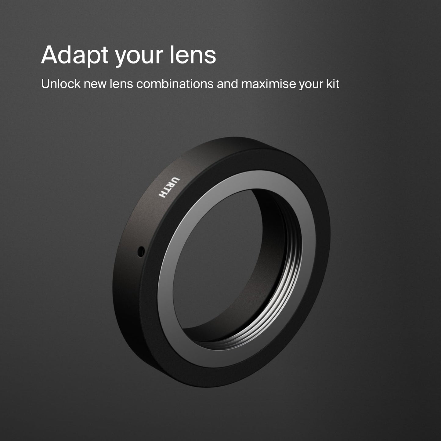 Urth - Adaptador de Objetivo Compatible con Objetivos M39 y cuerpos de cбmara Fujifilm X