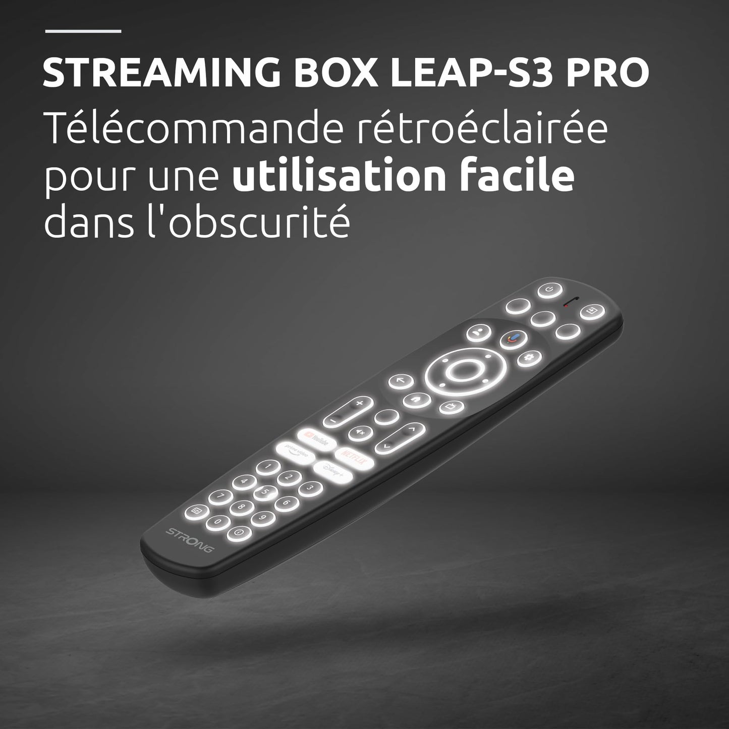 Streamingbox STRONG Leap-S3 Pro 4K UHD Ethernet Android Wi-Fi 6 Chromecast Control de Voz Google Dolby Atmos Vision