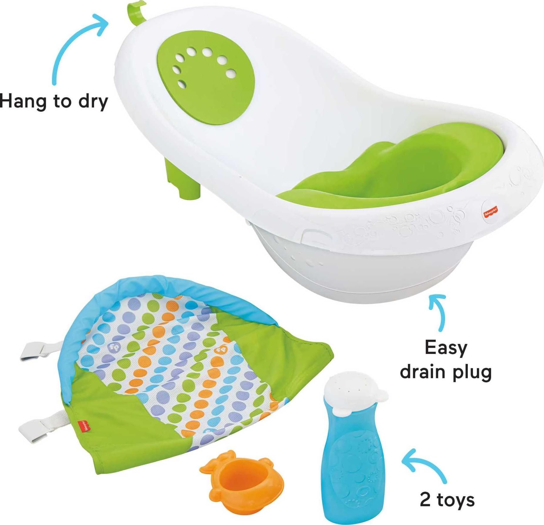 Fisher-Price Sling 'n Seat Bañera 4 en 1