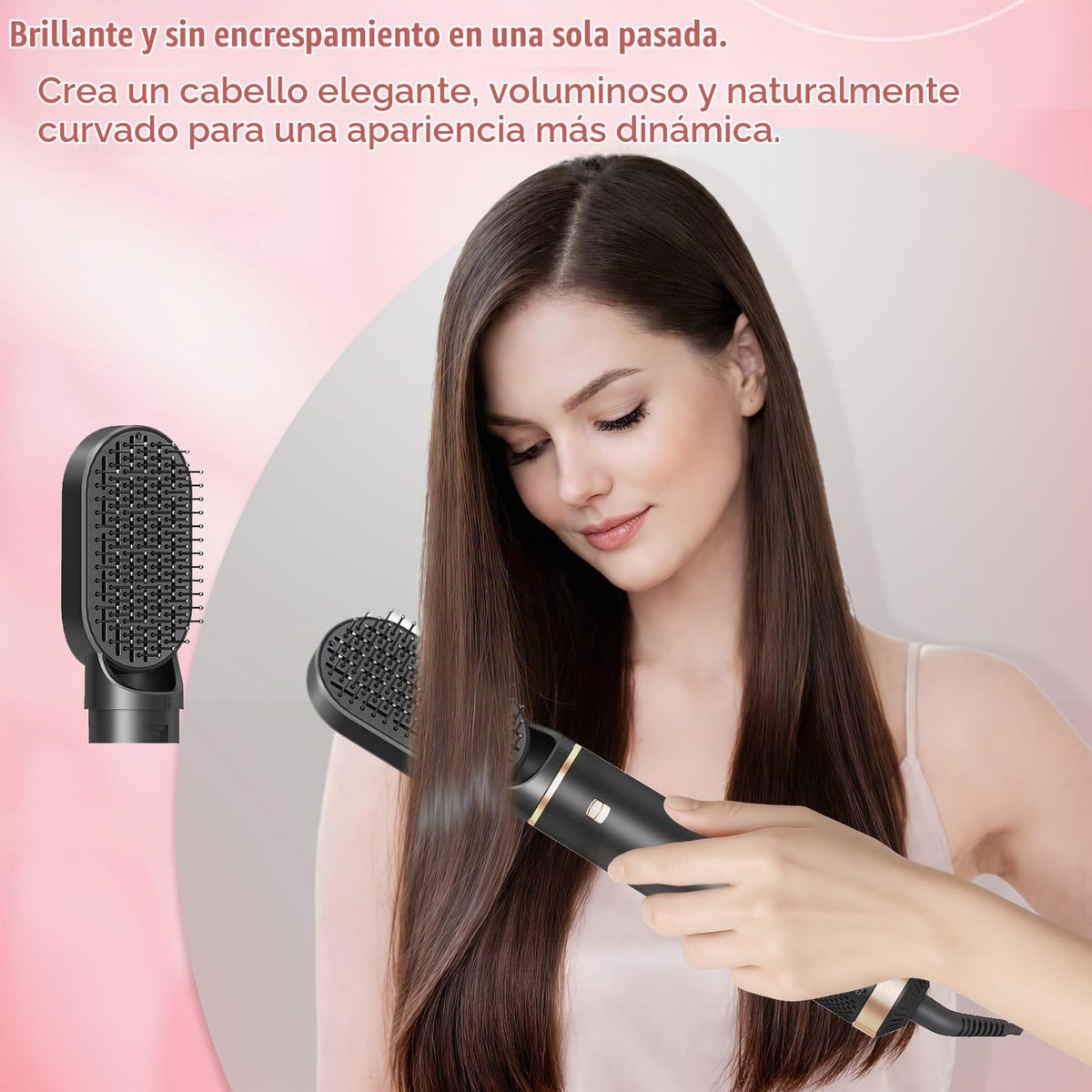 Cepillo Moldeador AVENHO 5 en 1 Multifuncional Tecnología De Calor e Iones Negativos para Mujer