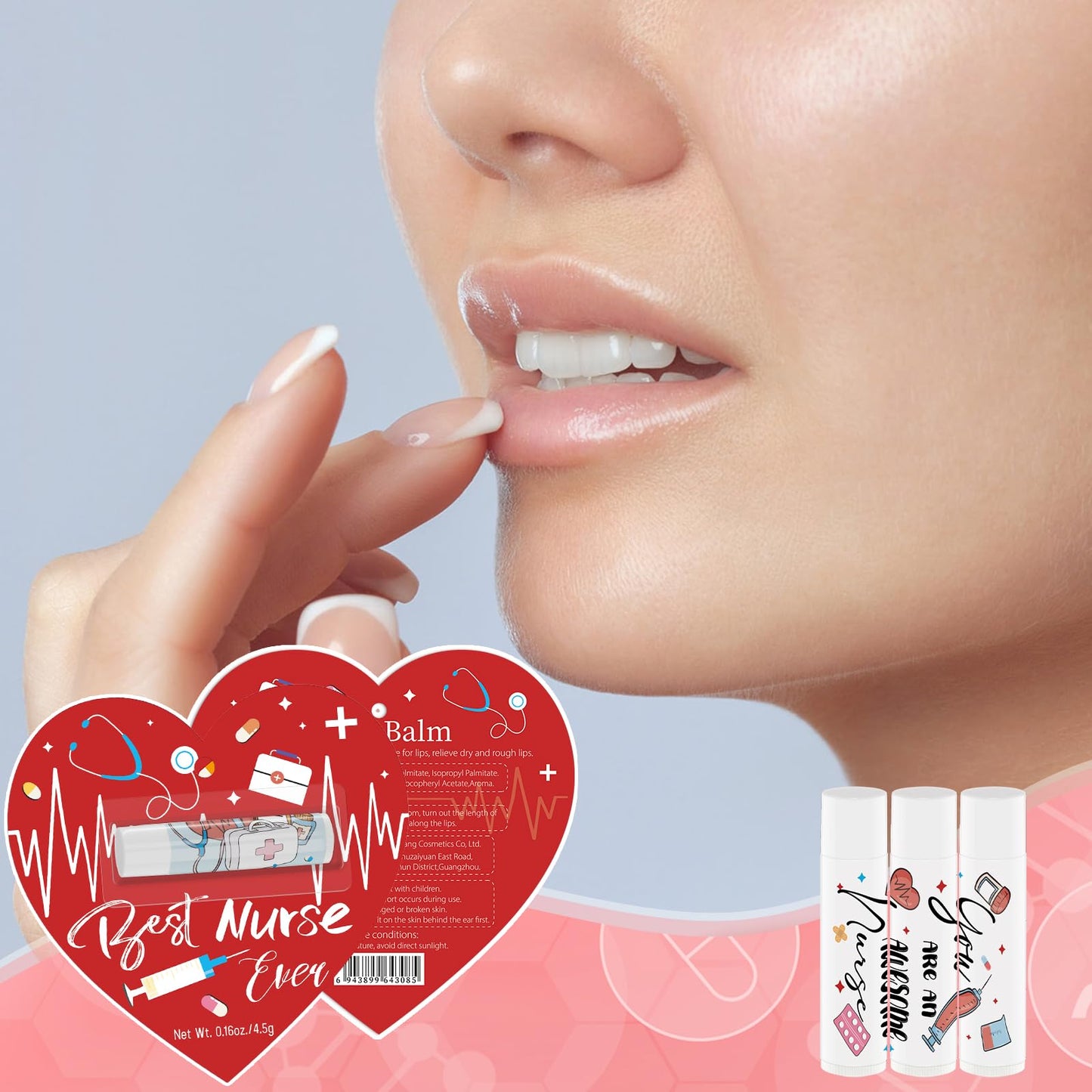 Nlicrst Paquete De 30 Bálsamos Labiales A Granel Para La Semana De La Enfermería 2025 Regalos De Agradecimiento Para Enfermeras Y Empleados Recuerdos De Fiesta Regalos Inspiradores De Agrade