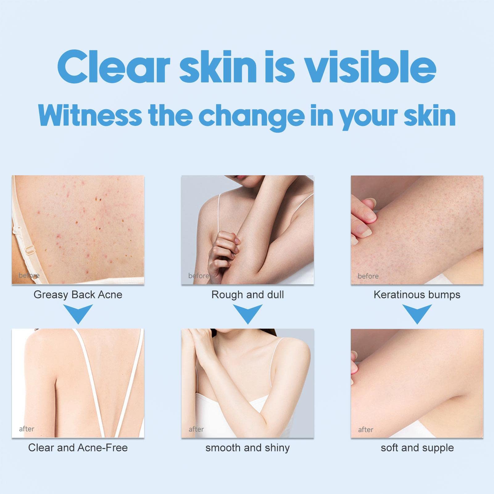 Gel Exfoliante PUCHEN Beige Hidratante para Piel Muerta 350ml