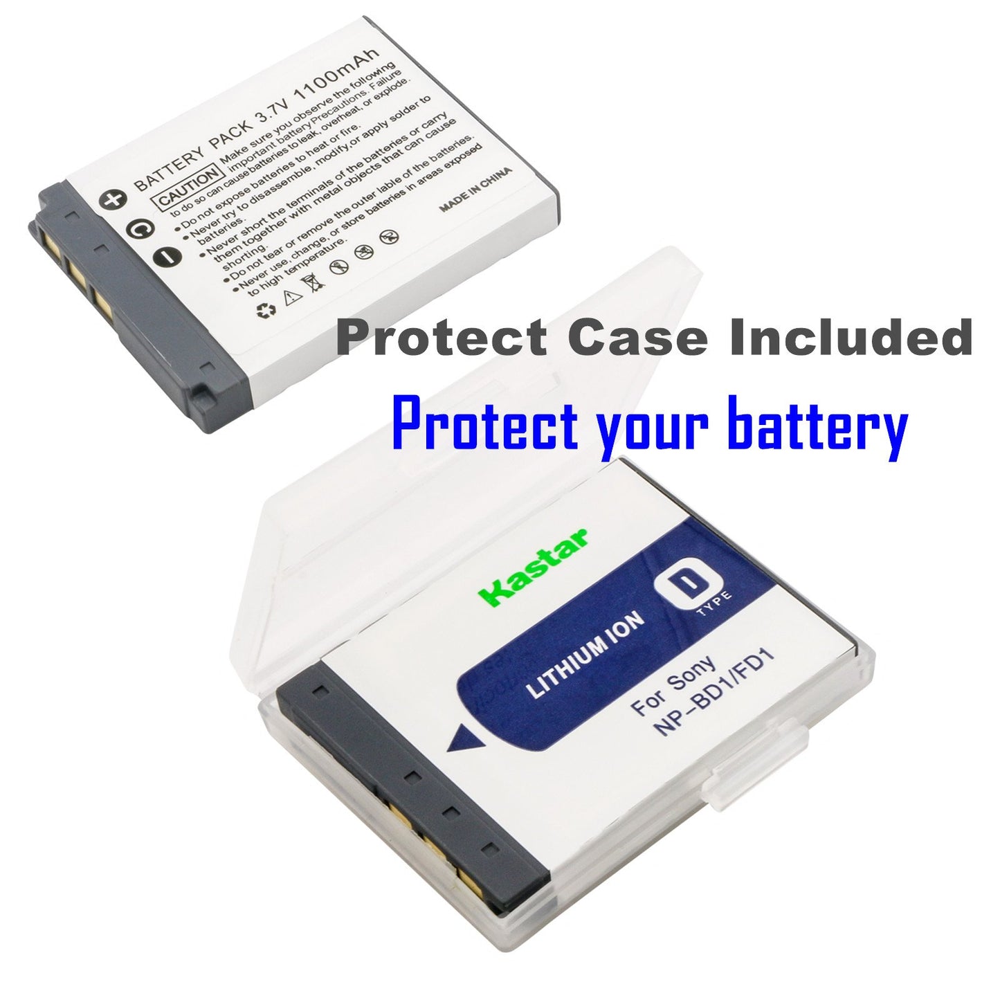 Cargador USB Kastar Negro con Batería para NP-BD1