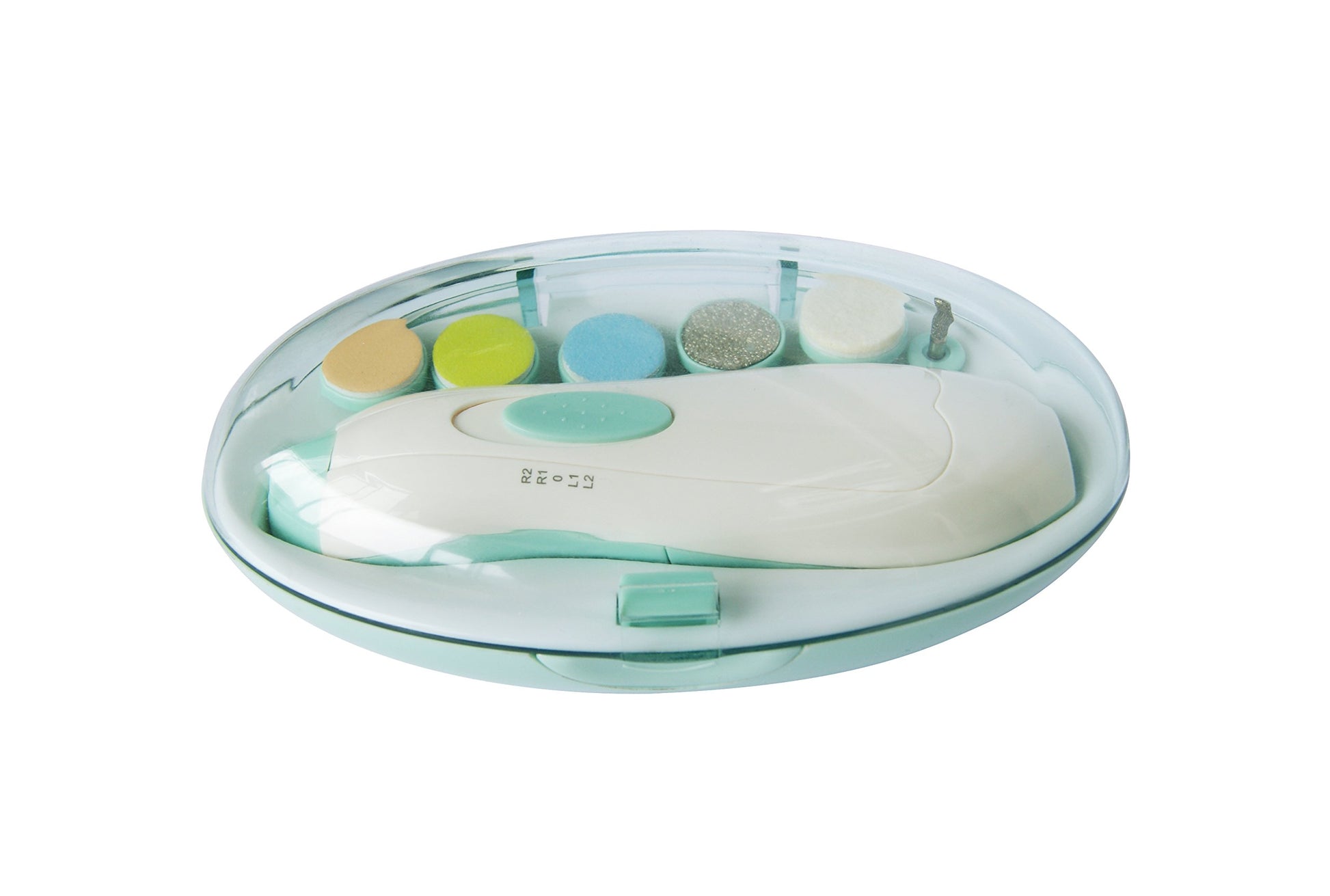 Lima de Uñas para Bebé Cortador de Uñas Eléctrico - Jaybva Cortauñas Seguro para Bebé Cortador para Recién Nacidos Niños Pequeños Niños con Luz LED Azul y Verde