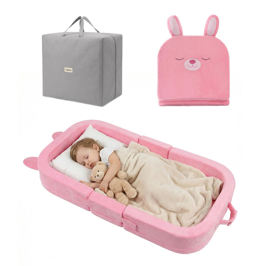 Zelladorra - Cama de viaje para niños, cama portátil para niños pequeños