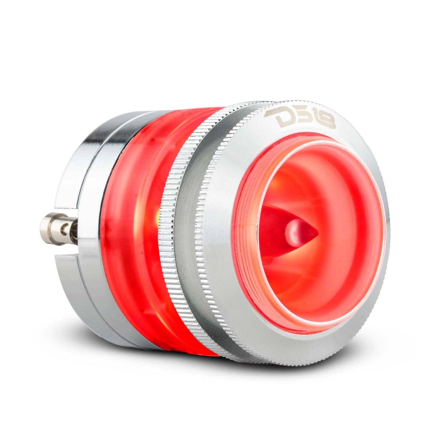 DS18 PRO-TW7L RGB Alluminum Super Bullet altavoz de agudos con imán de neodimio, bobina de voz de 1 pulgada, cuerpo de policarbonato y bala, 200 W máximo, 100 W RMS, 4 ohmios, los tweeters Crossover-PRO integrados son los mejores (1 altavoz)