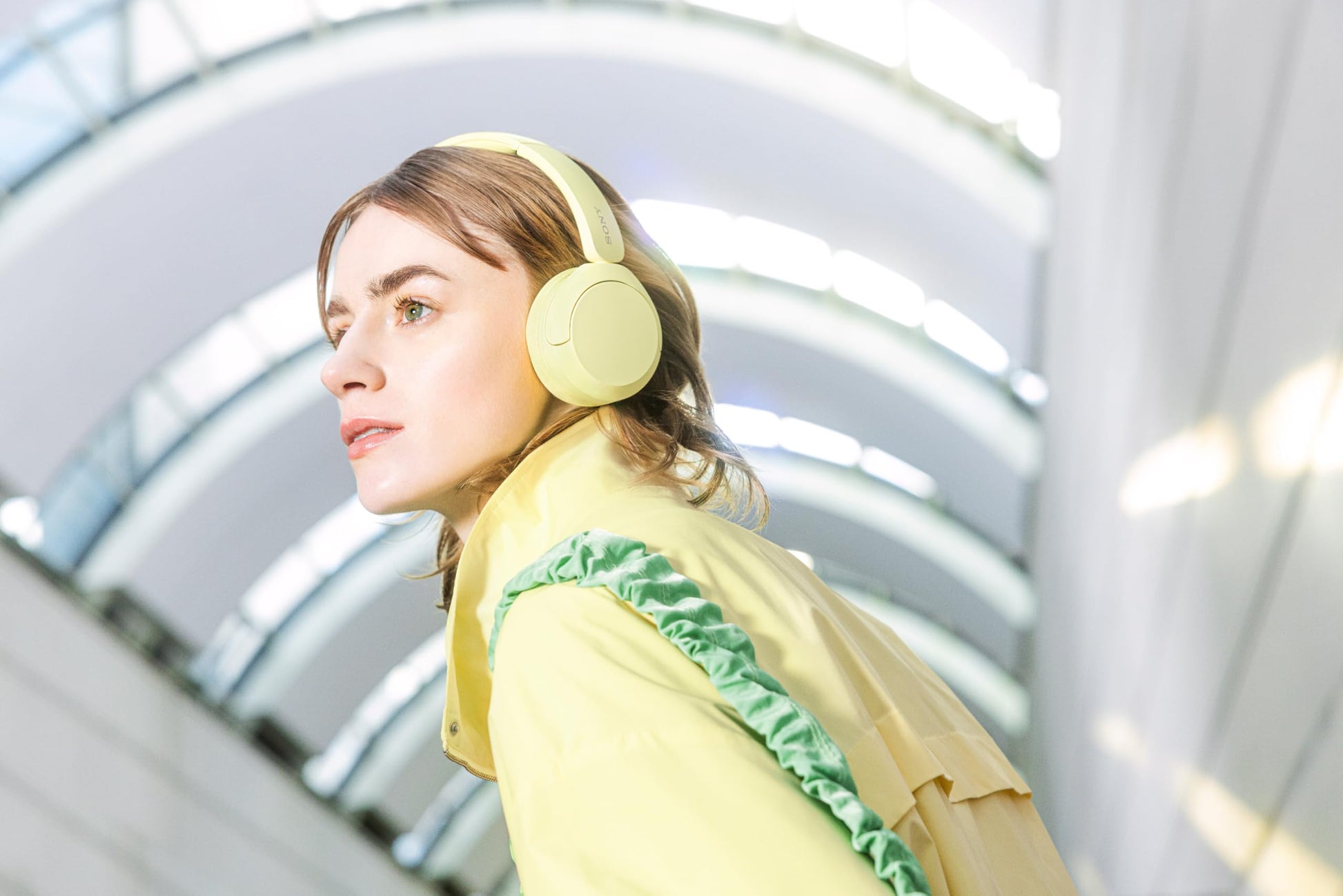Audífonos Inalámbricos Sony Amarillo WH-CH520
