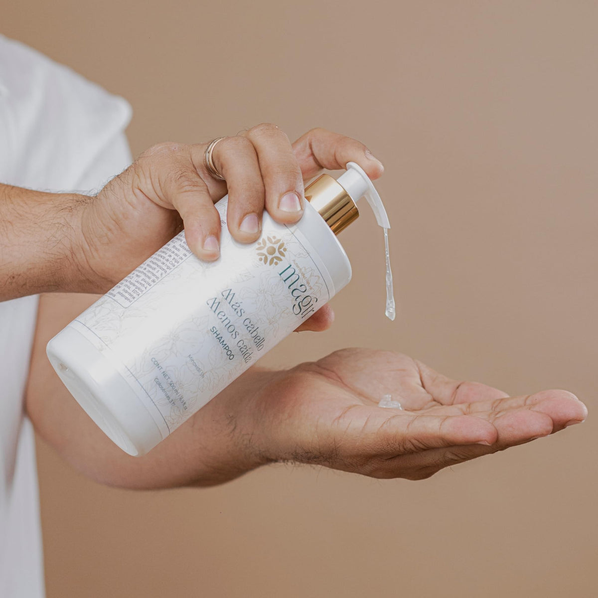 Shampoo Anticaída Magirna con Minoxidil y Biotina, Fortalece y Engrosa el Cabello, Fórmula Intensiva sin Sulfatos ni Parabenos