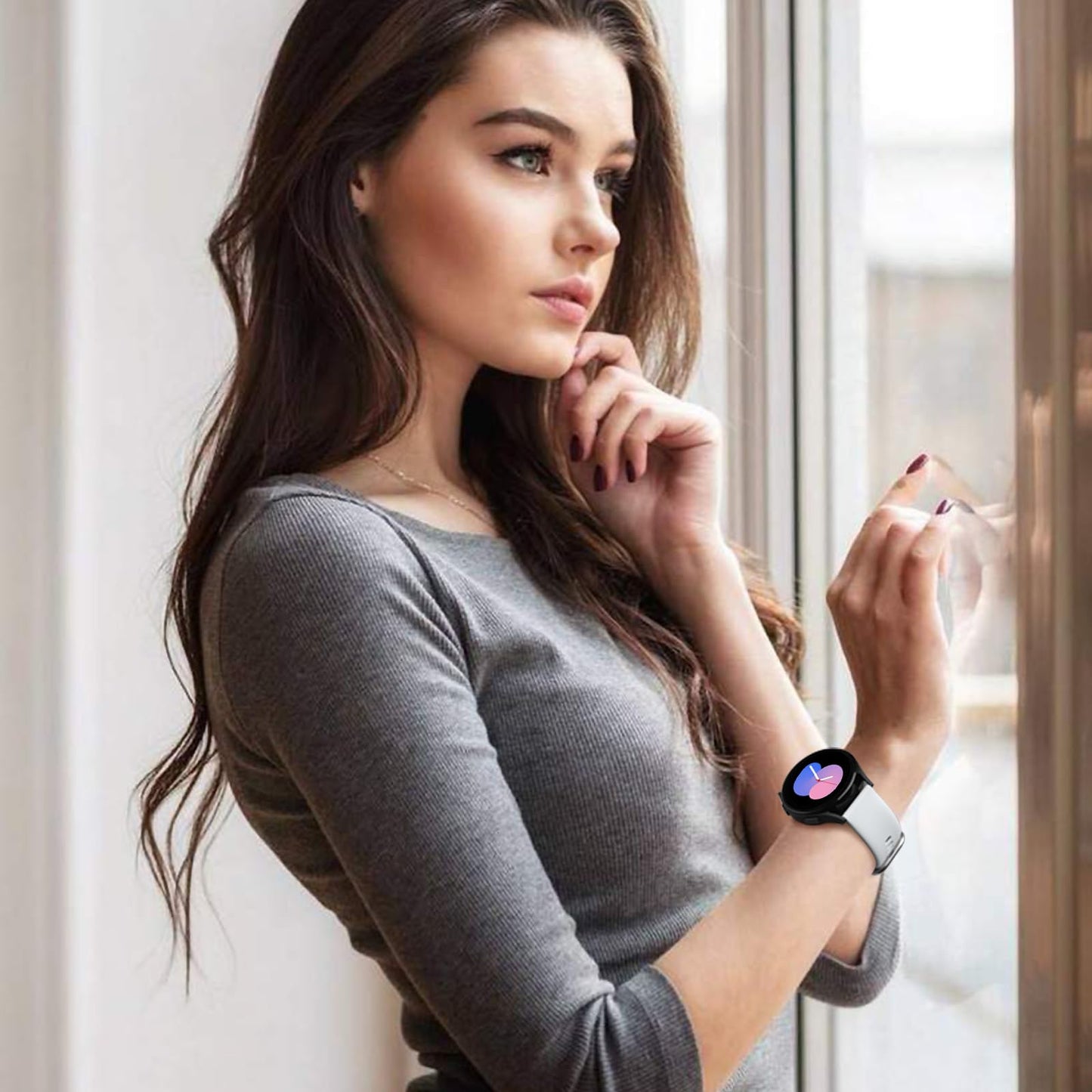 Correas de Silicona Samsung Galaxy Watch 6 7 5 4 Multicolor Compatibles para Mujer y Hombre