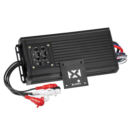 Amplificador para Auto NVX 400 Watt RMS 4-Canales Compacto Series Micro-V