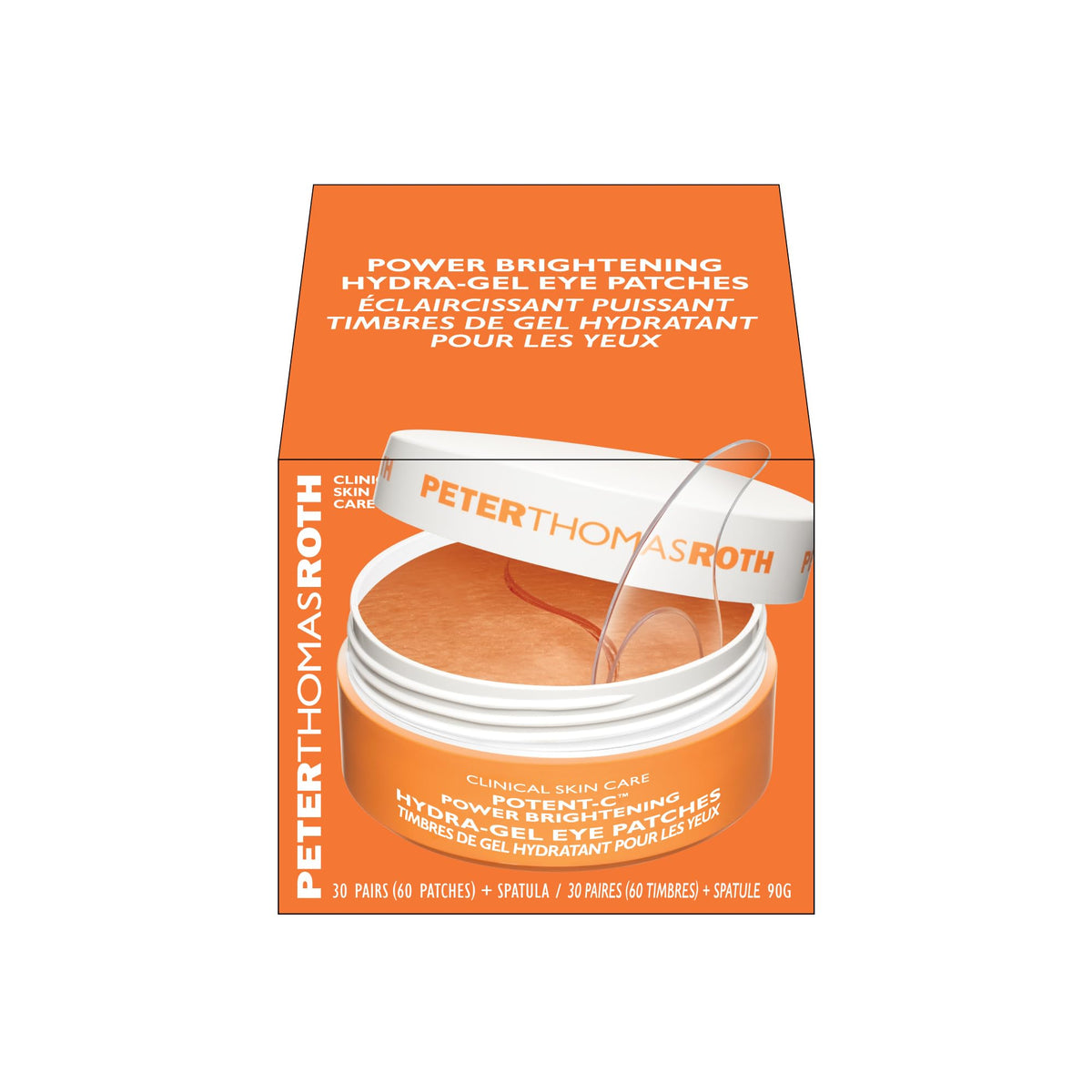 Peter Thomas Roth Potent-C Power Brightening Hydra-Gel Eye Patches With Vitamin C, Brightening Under-Eye Patches, 60 ct.