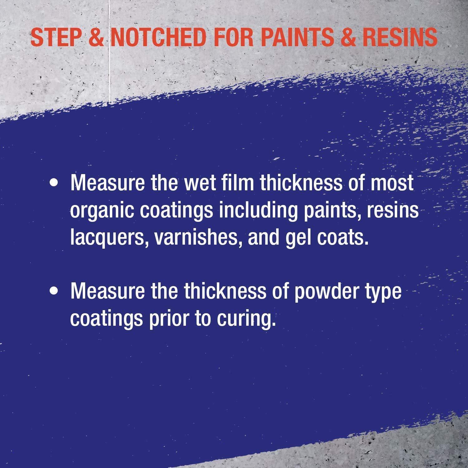 Peine Medidor de Espesor TCP Global 1-80 mm para Pinturas y Resinas