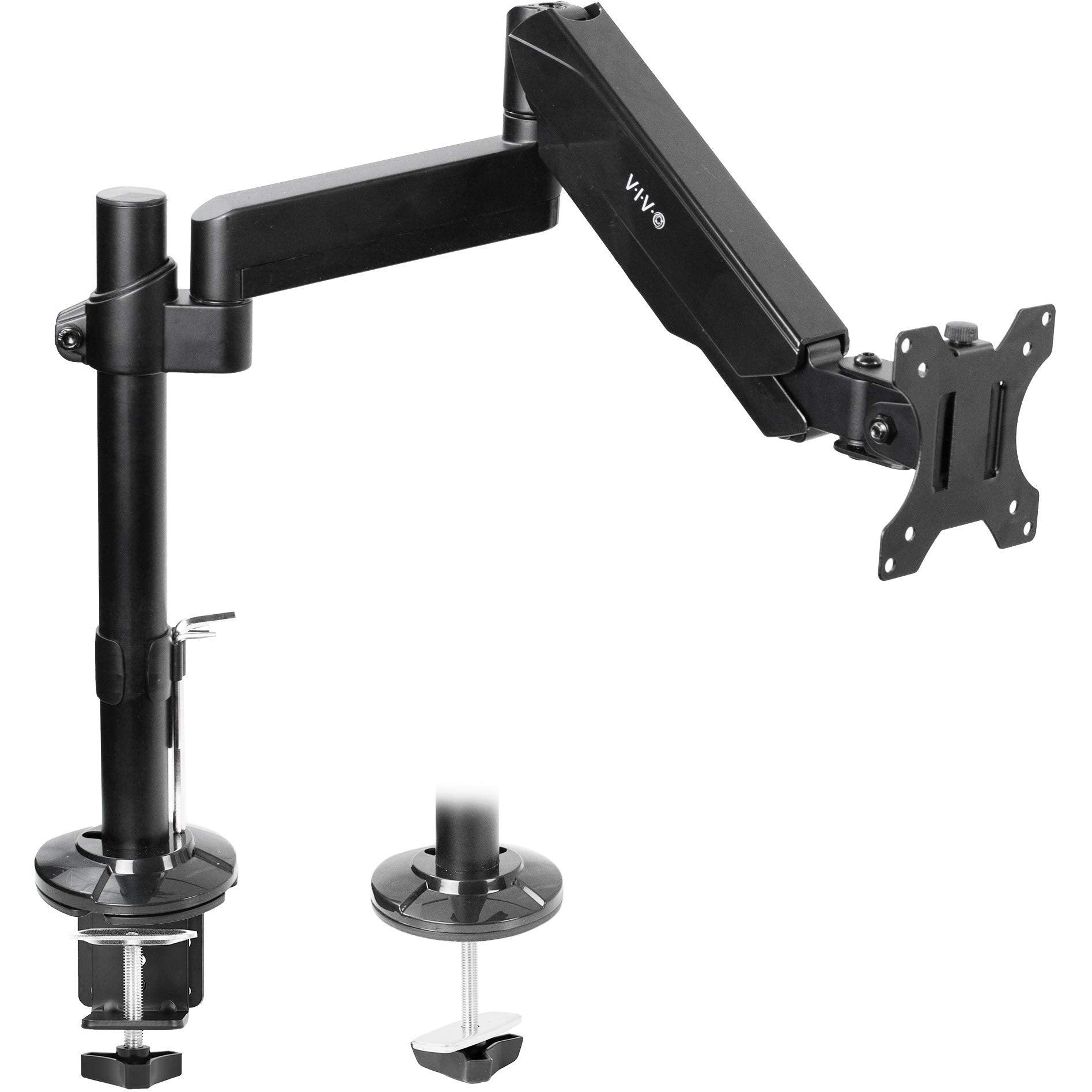 Soporte de Escritorio Articulado VIVO Negro para Pantalla de Monitor UltraWide hasta 35 Pulgadas