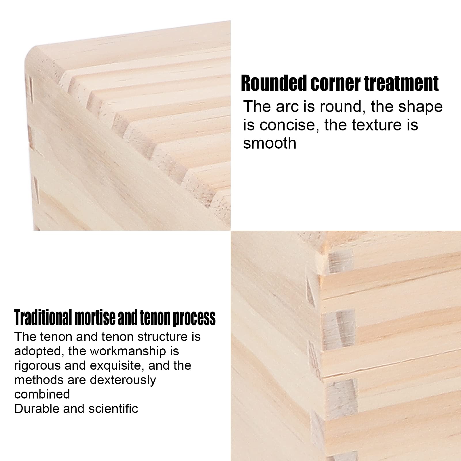 Caja De Madera De Almacenamiento De Aceite Esencial, 24 Rejillas Soporte De Aceite Esencial De Madera Multifuncional Para Aceite Esencial Cosméticos De Esmalte De Uñas