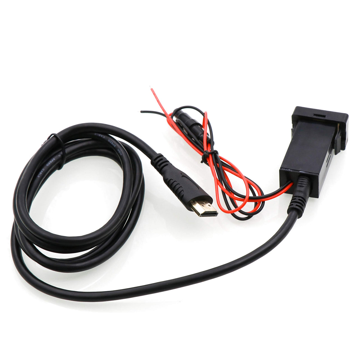 Cable HDMI + Adaptador USB QC3.0 Carga Rápida Toyota