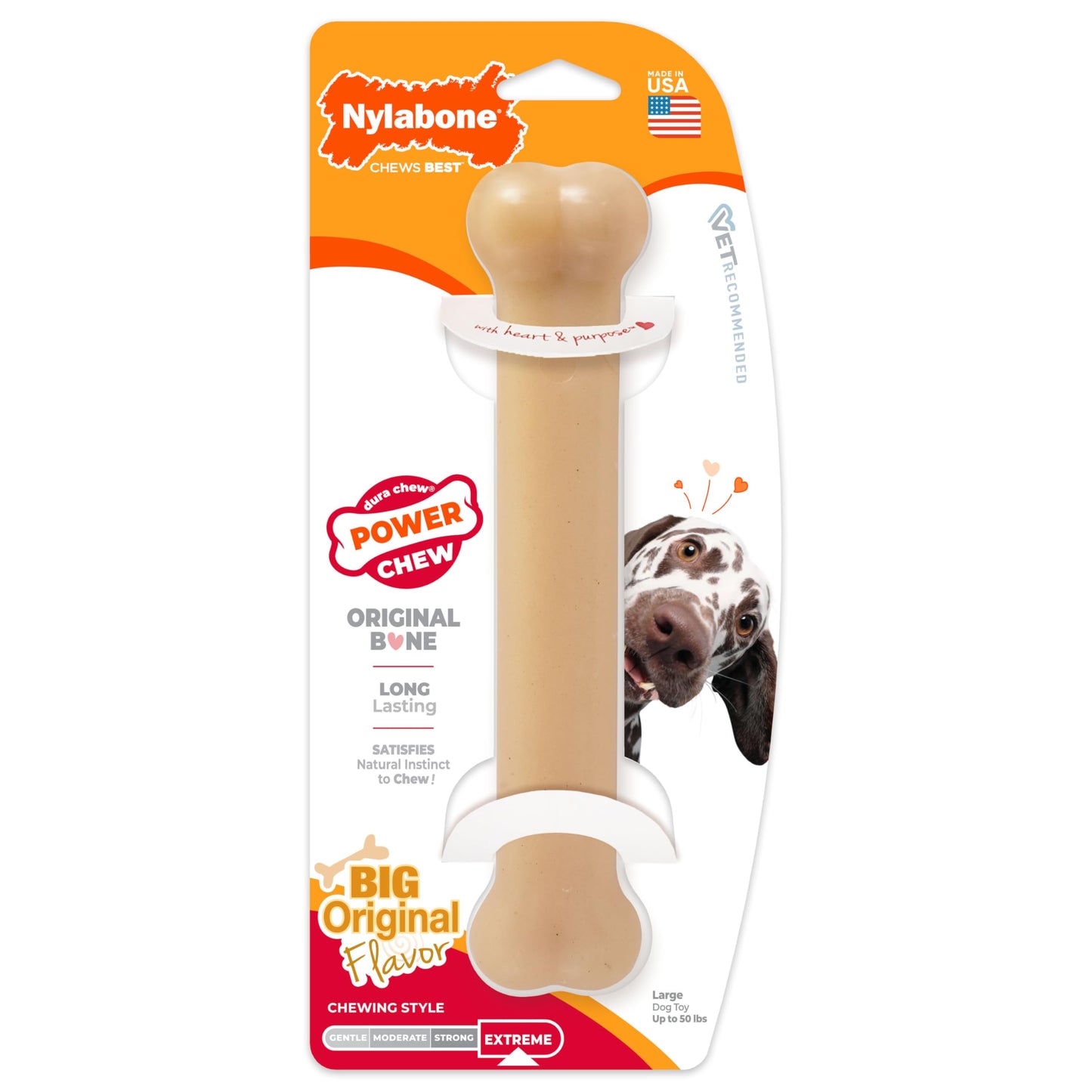 Juguete Masticable Nylabone Original Duradero para Perros Grande/Gigante