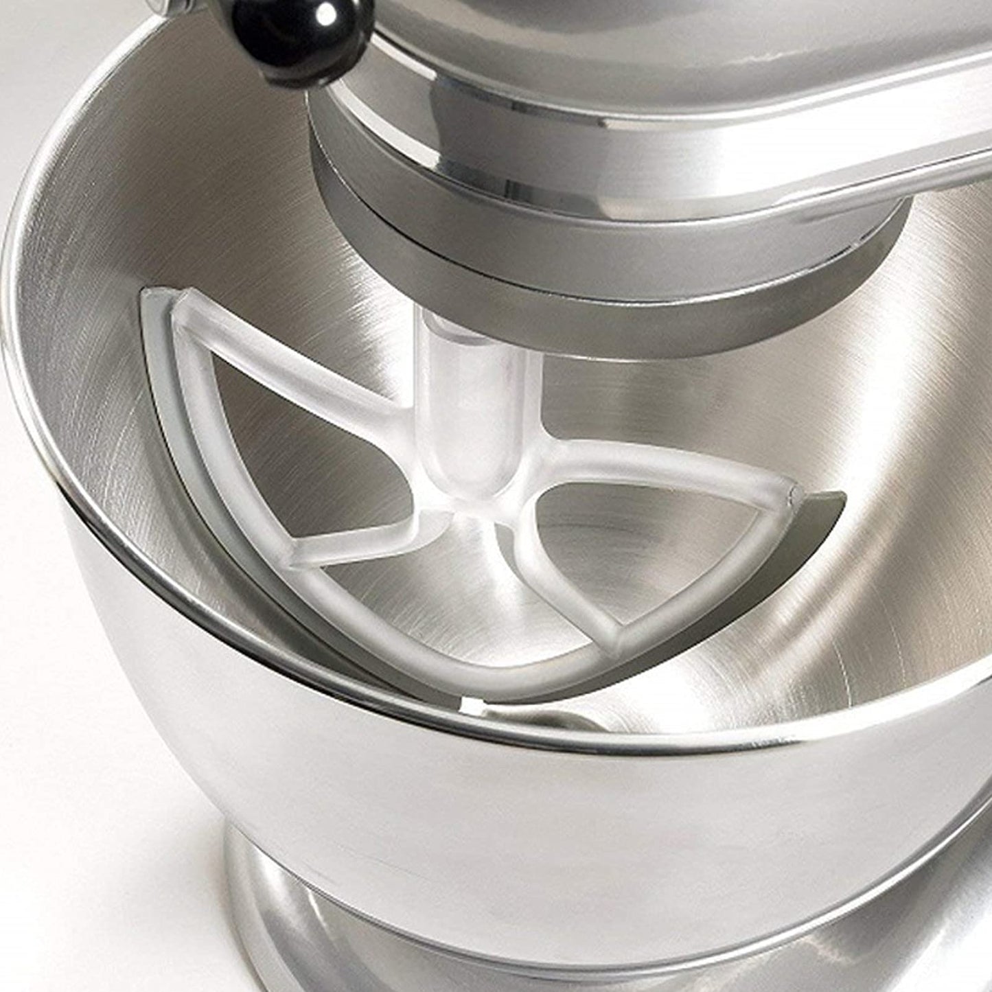 Batidora de Borde Flexible para Kitchenaid, Cabezal Inclinable para Batidora de Pie con Elevador de Tazón 5QT Batidora, Repuesto de Batidora de Mano, Cabezal para Mezcladora de Cocina
