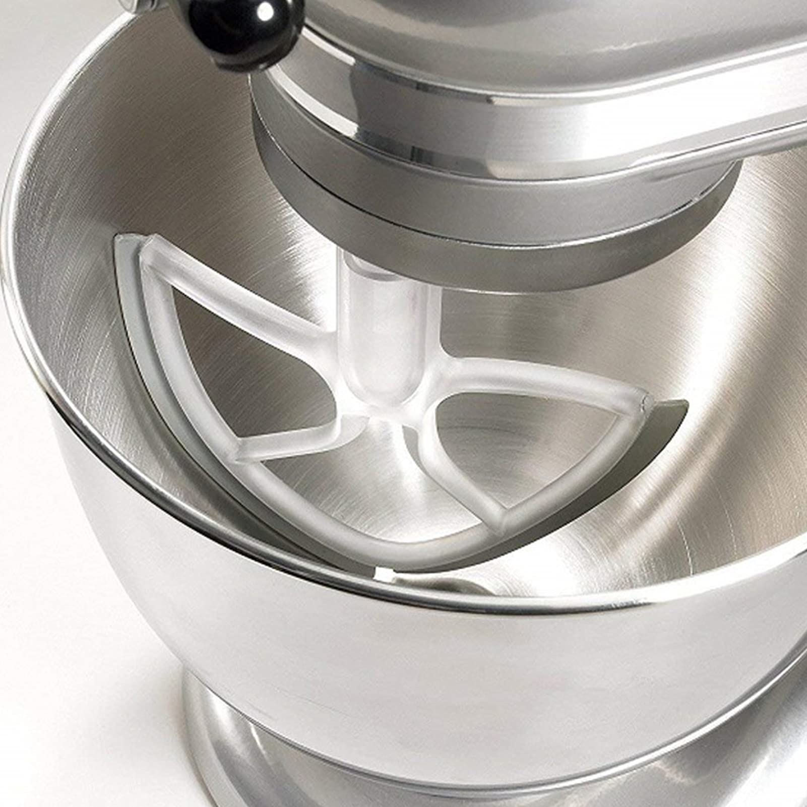 Batidora de Borde Flexible para Kitchenaid, Cabezal Inclinable para Batidora de Pie con Elevador de Tazón 5QT Batidora, Repuesto de Batidora de Mano, Cabezal para Mezcladora de Cocina