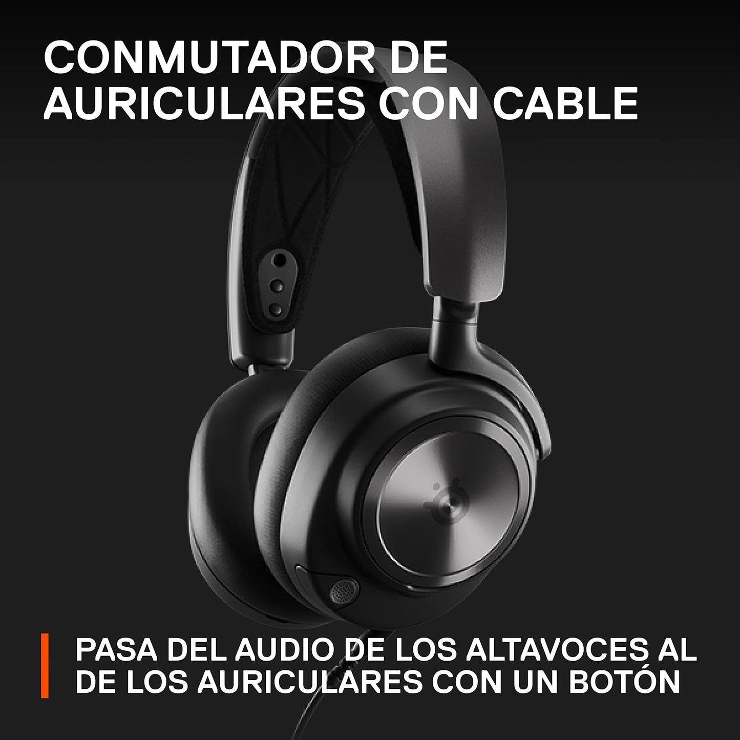 SteelSeries Arena 3 Bocinas para PC-Bocinas Bluetooth Audio inmersivo Controles en voz alta Controladores de altavoces de 4 pulgadas Cableado y Bluetooth Aux 3.5mm,altavoces audio envolvente Negro (Reacondicionado)