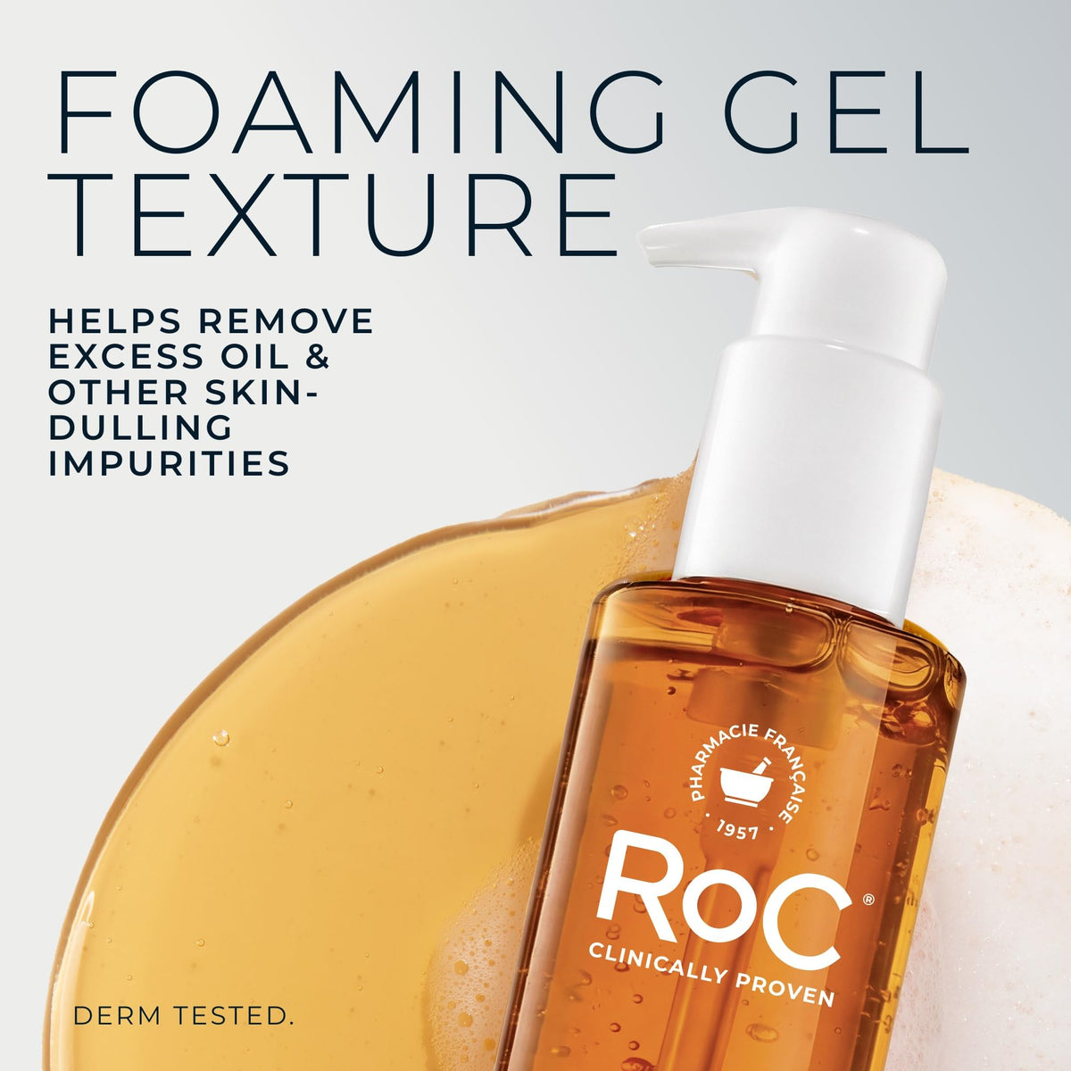 RoC Multi Correxion Revive + Limpiador facial en gel brillante con vitamina C y ácido glicólico, cuidado de la piel sin parabenos ni sulfatos, 6 onzas