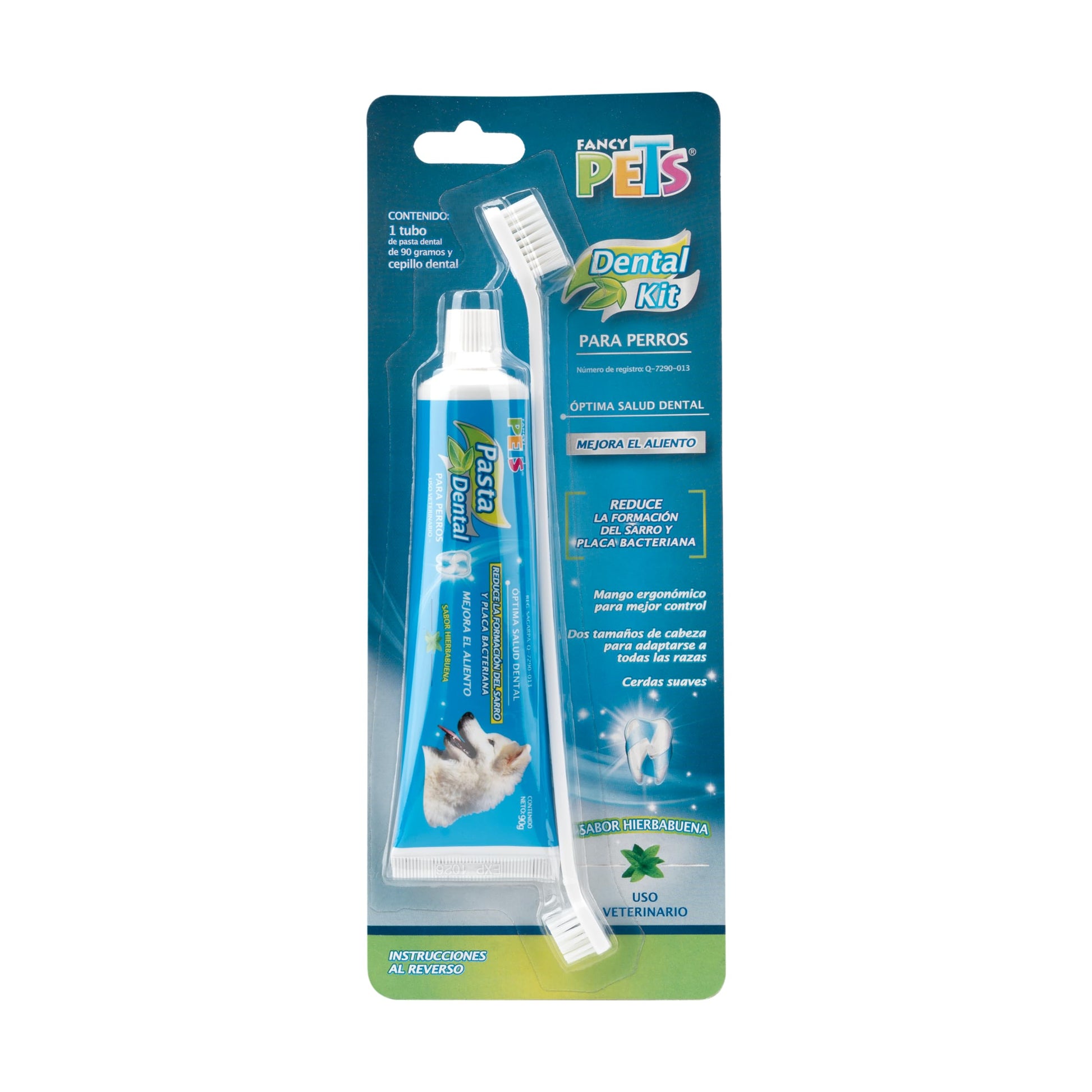 Kit Dental Fancy Pets Menta Suave para Perro