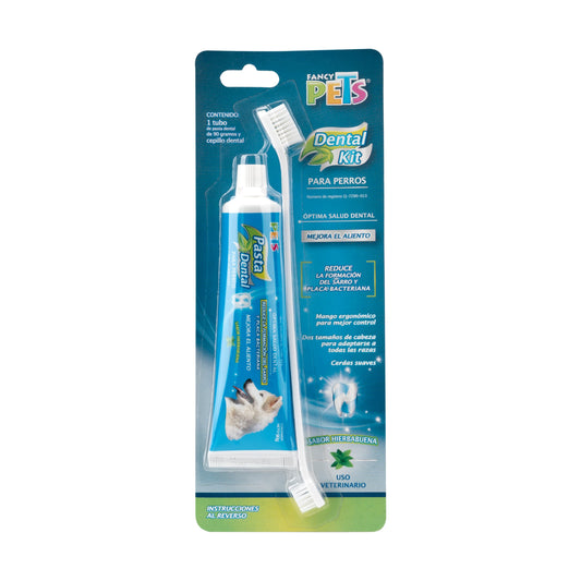 Kit Dental Fancy Pets Menta Suave para Perro