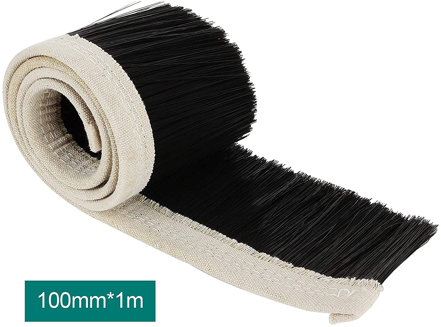 Pack de 2 Cepillos Aspiradores CNC Negro para Máquina de Grabado 100mm, Ideal para Router CNC y Cubierta de Polvo