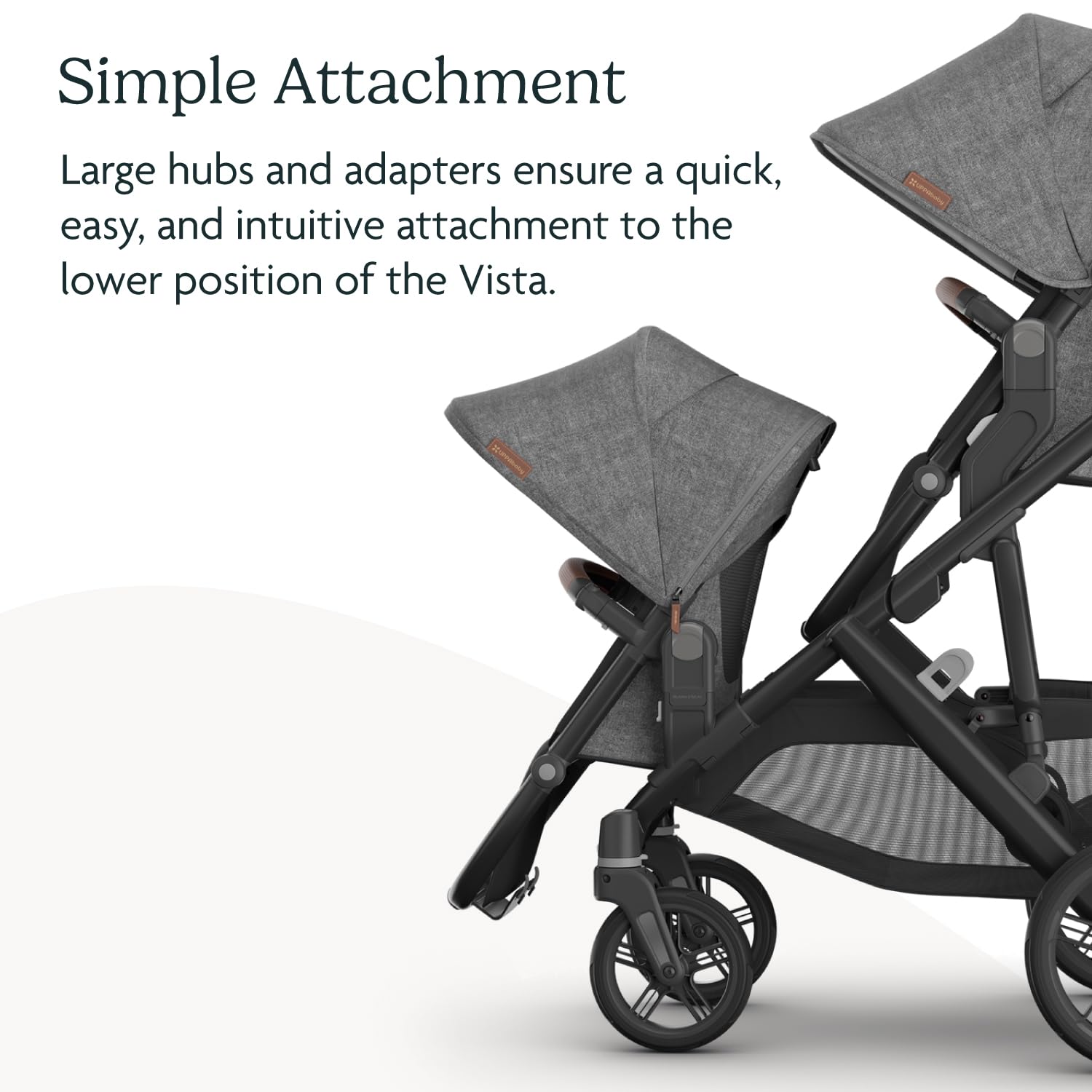 Asiento Inferior UPPAbaby RumbleSeat V3 Greyson Compatible con Vista V2 y V3