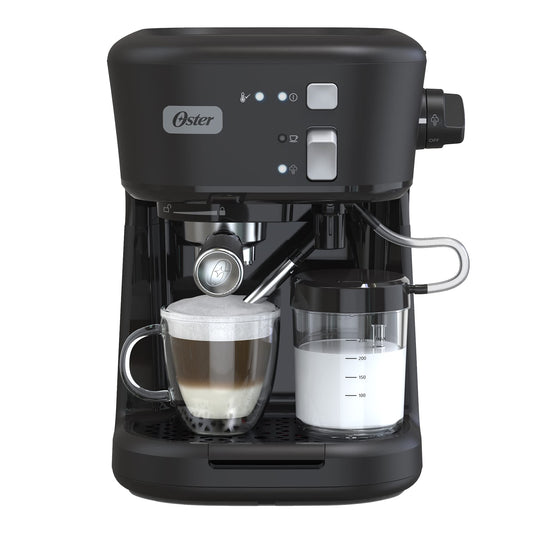 Cafetera Espresso Semi-Automática Oster Negra BVSTEM5501B