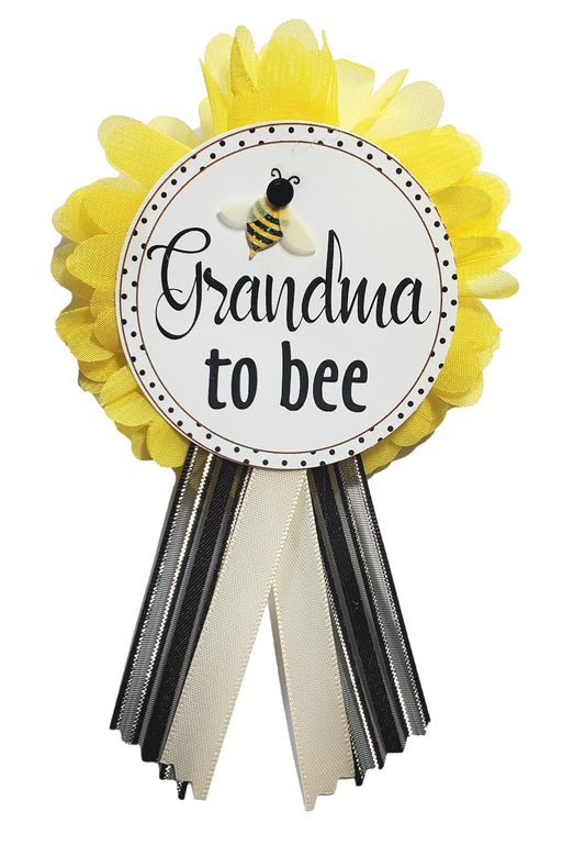 Insignia para despedida de soltera, diseño de abeja, color amarillo y negro
