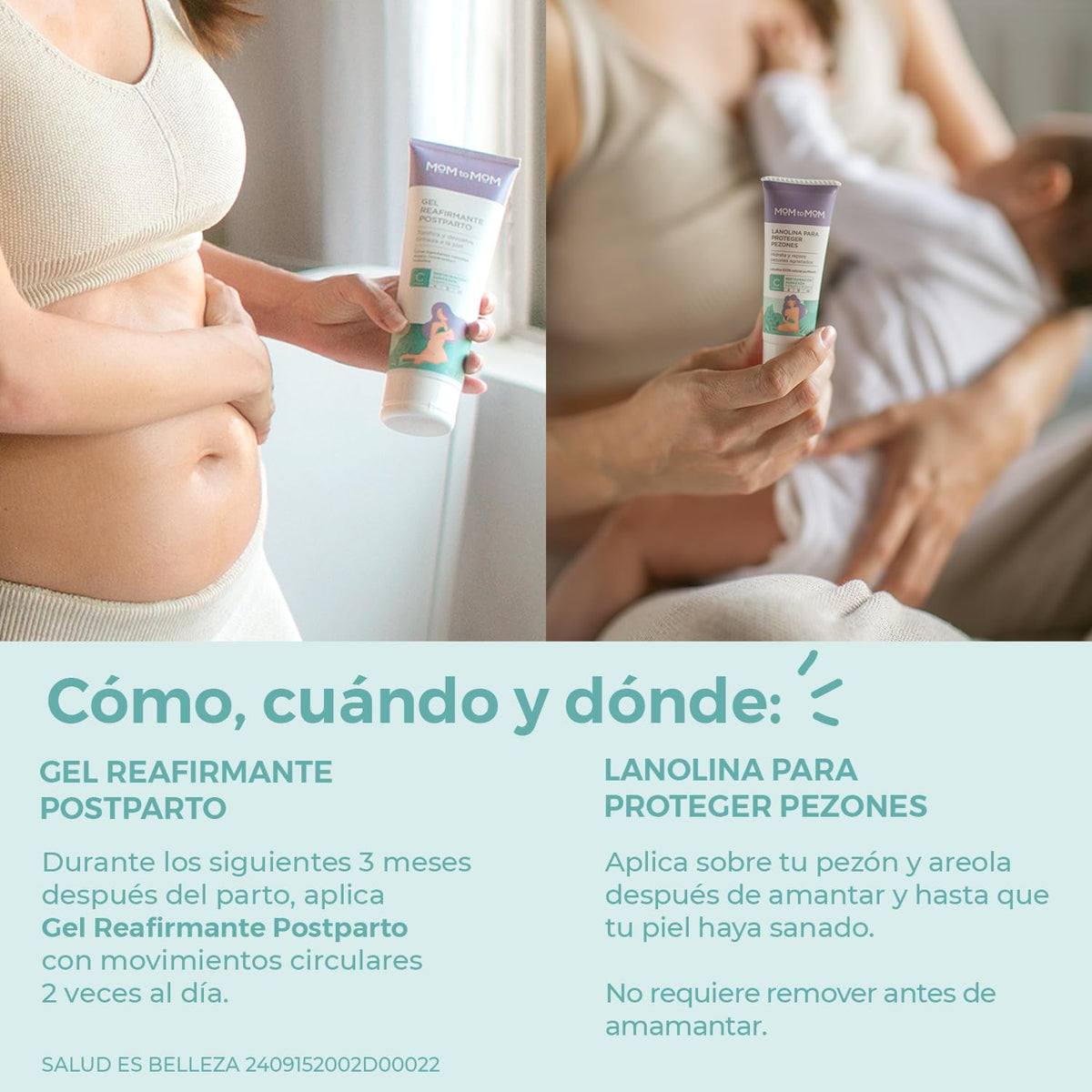 MOM to MOM Kit ETAPA c Cuidados en el Postparto y Lactancia