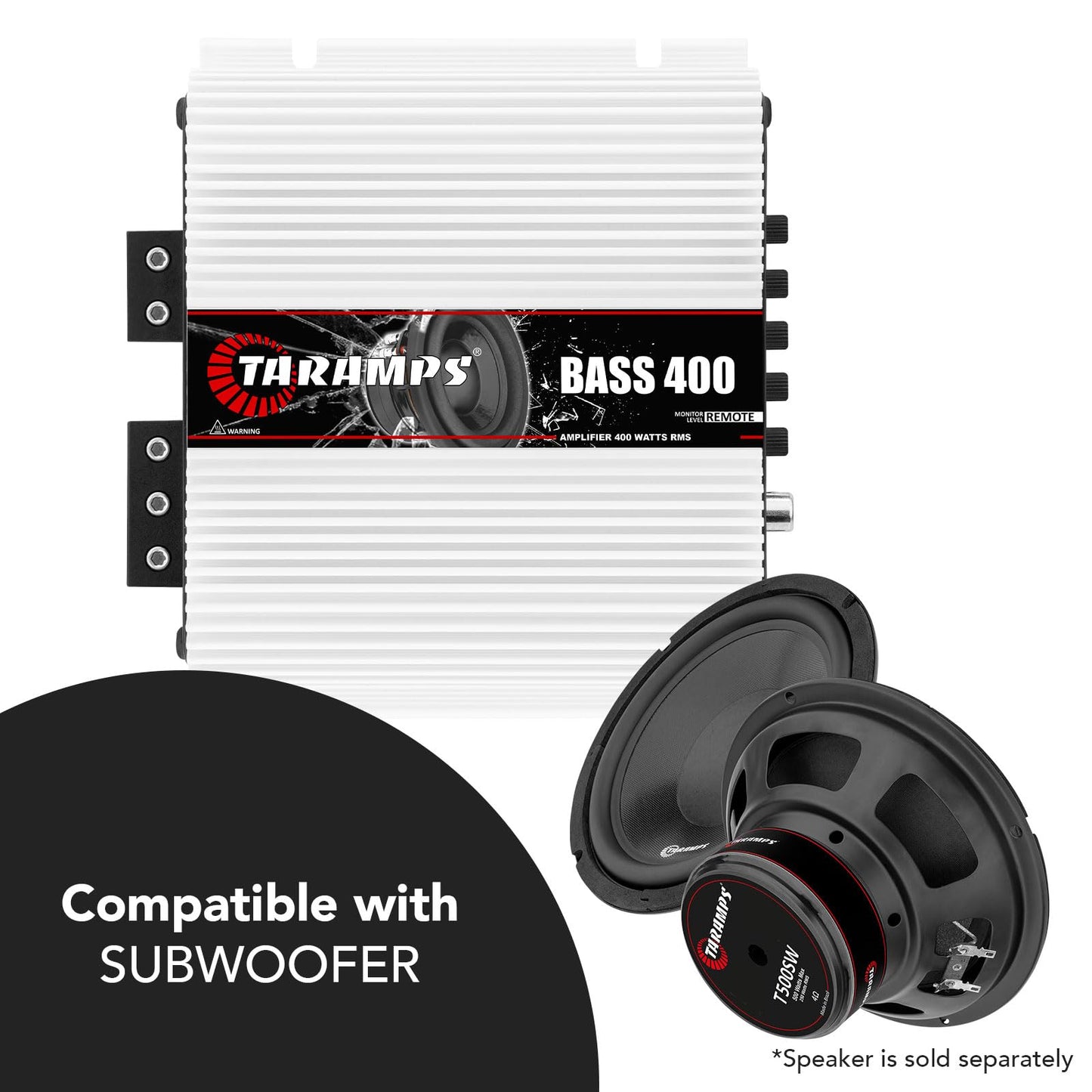 Amplificador Bass Taramps 400W 1Ω Pure Bass